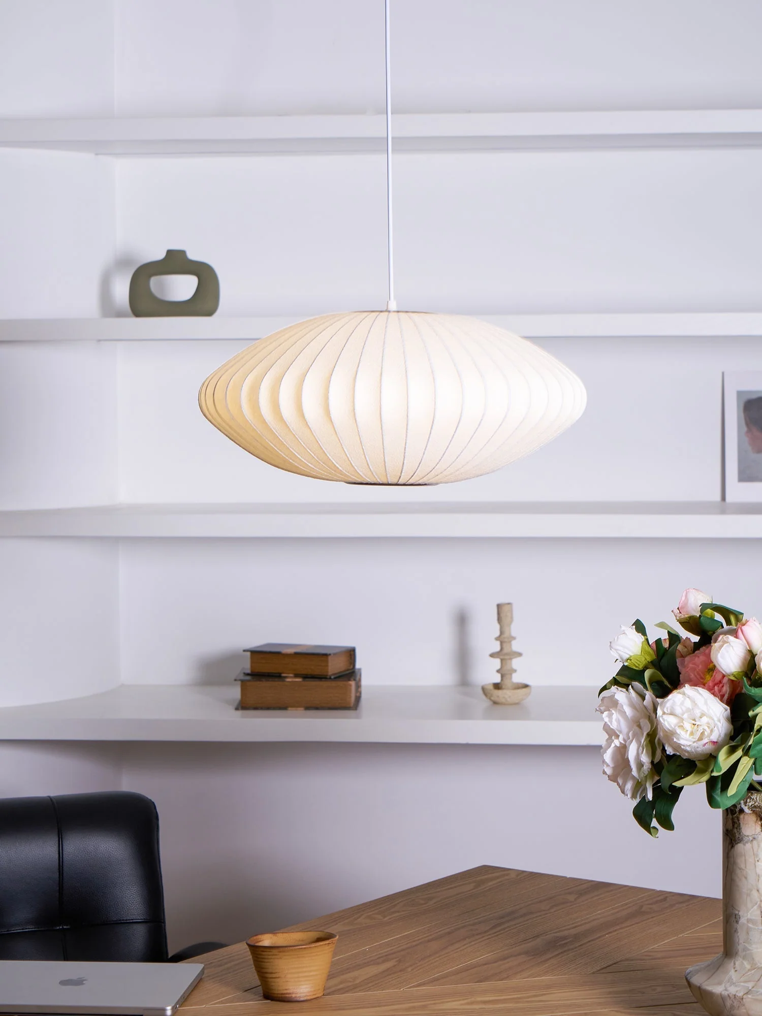 Nebula Bubble Mulberry Silk Pendant Lamp - Image 174