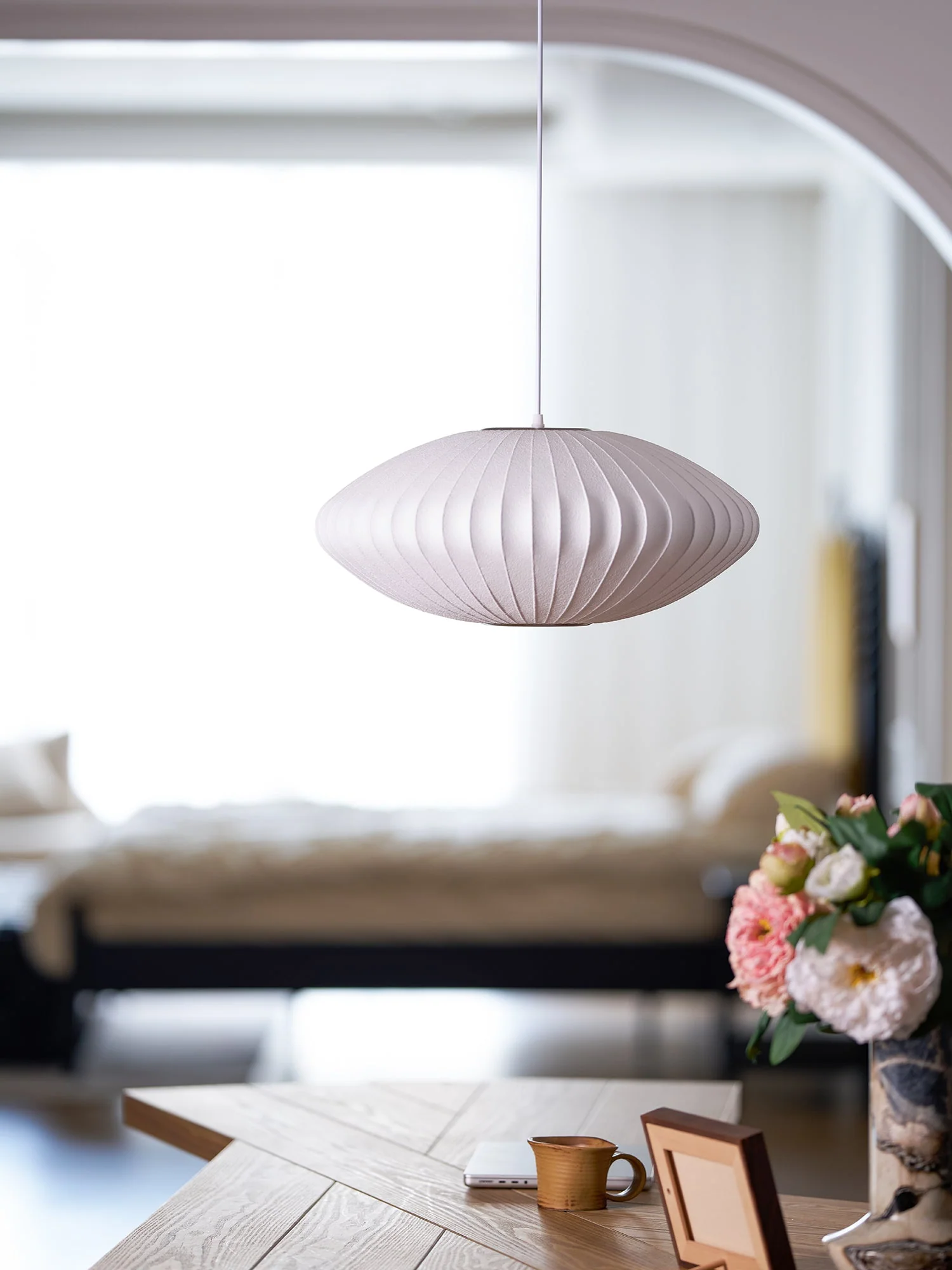 Nebula Bubble Mulberry Silk Pendant Lamp - Image 181