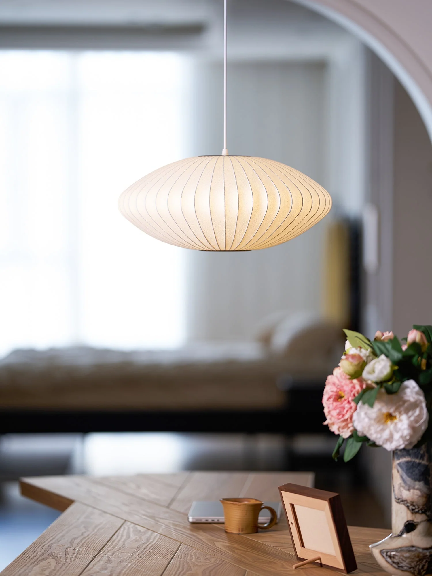 Nebula Bubble Mulberry Silk Pendant Lamp - Image 182