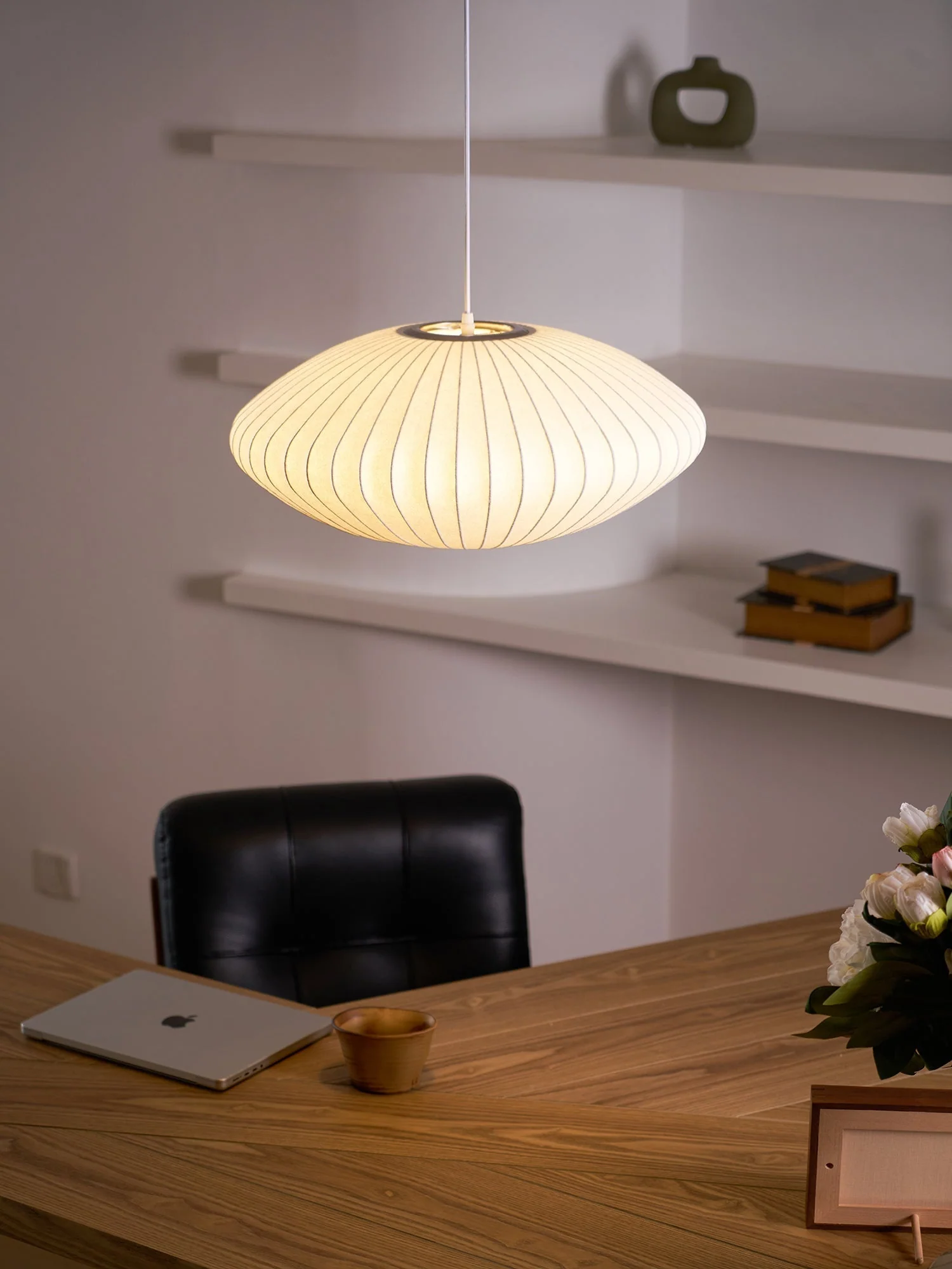 Nebula Bubble Mulberry Silk Pendant Lamp - Image 184