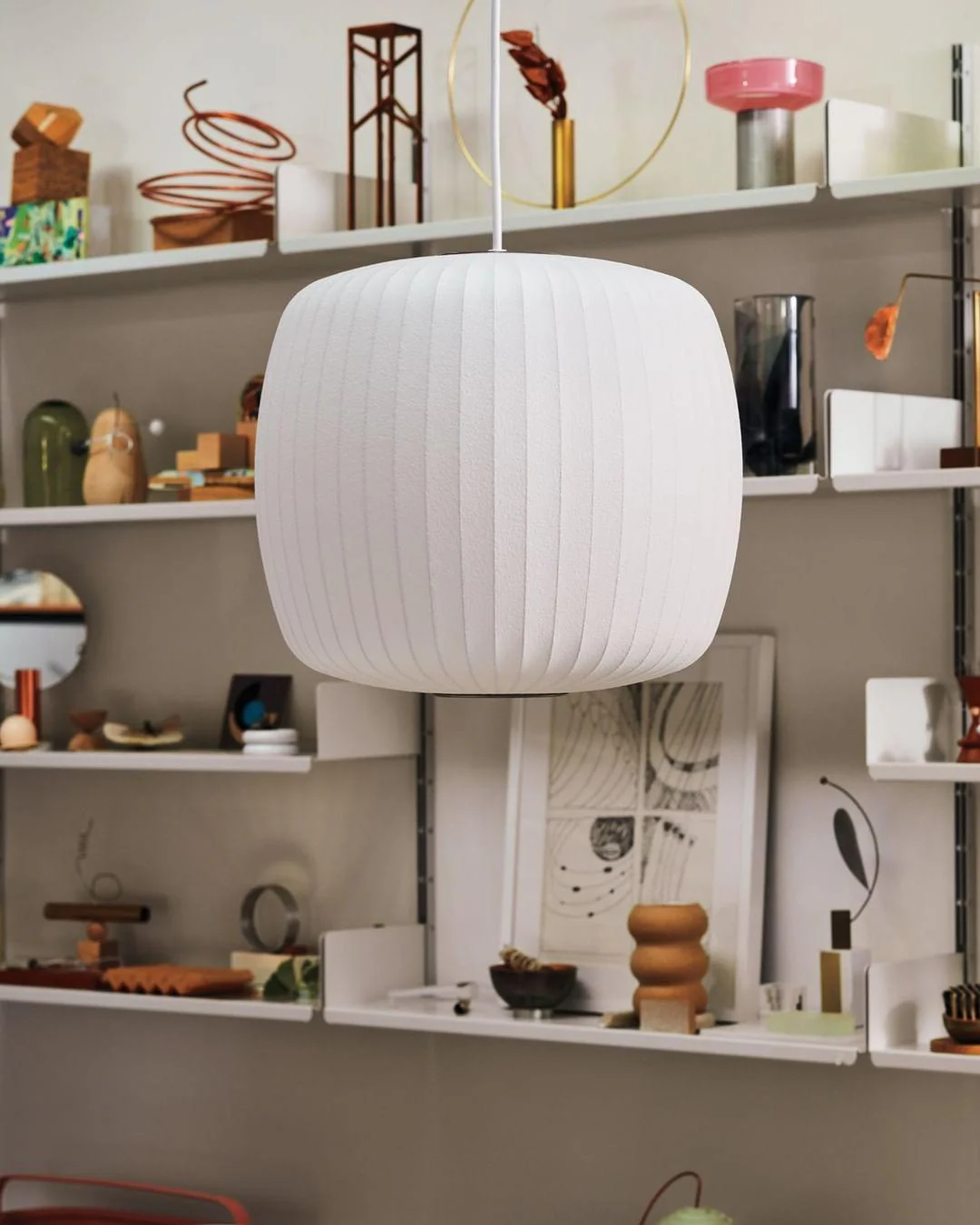 Nebula Bubble Mulberry Silk Pendant Lamp - Image 21