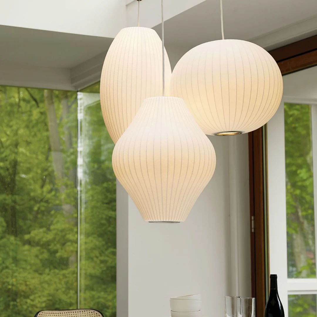 Nebula Bubble Mulberry Silk Pendant Lamp - Image 35