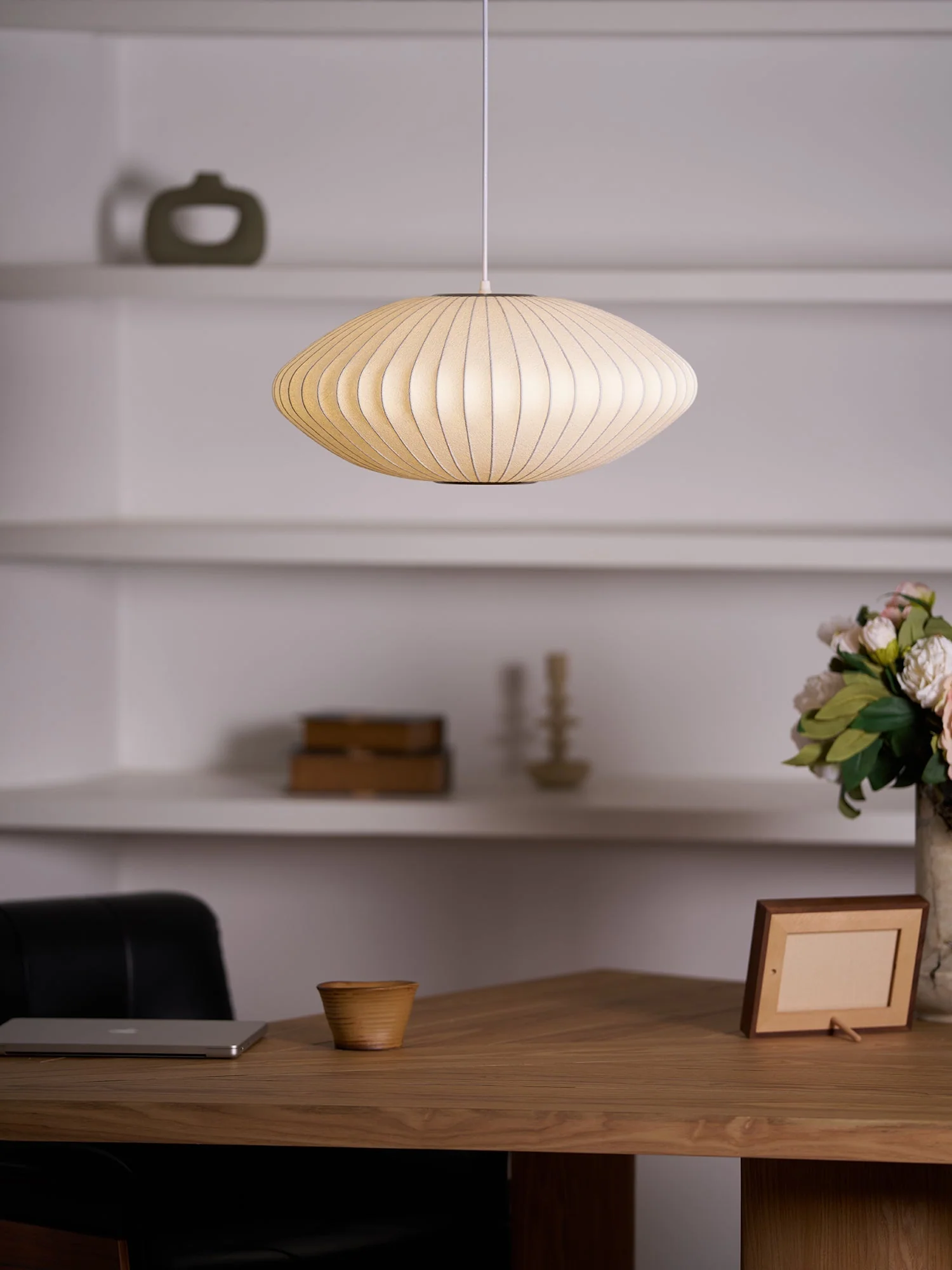 Nebula Bubble Mulberry Silk Pendant Lamp - Image 38