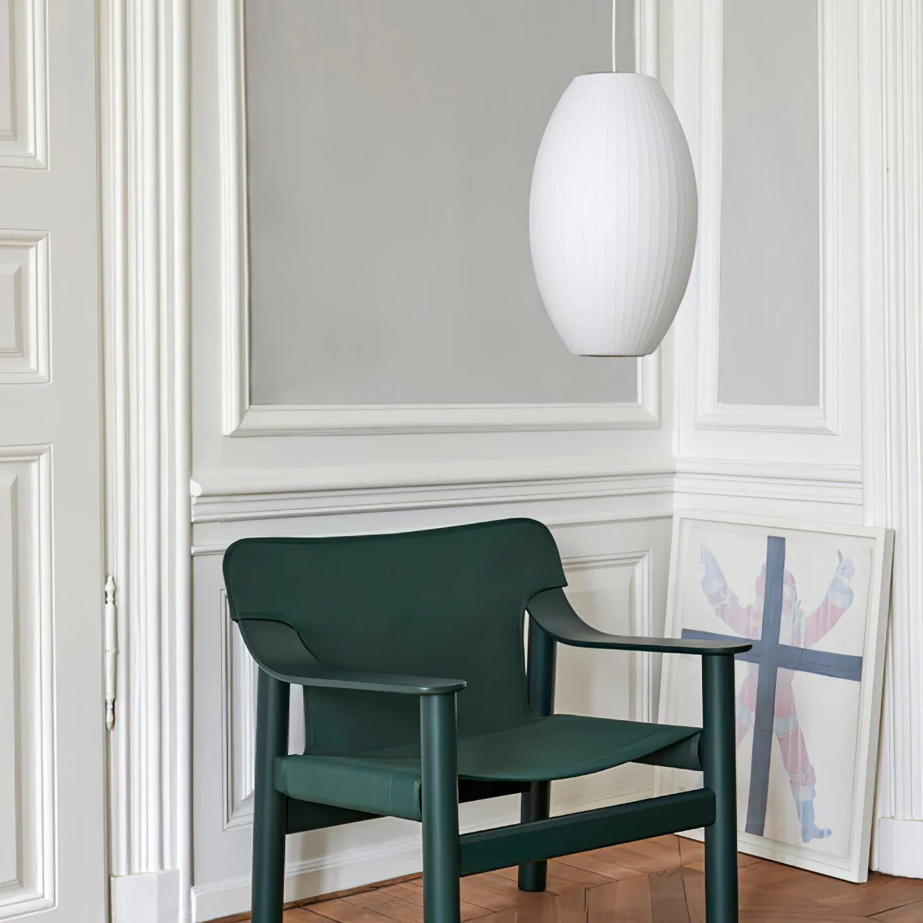 Nebula Bubble Mulberry Silk Pendant Lamp - Image 44