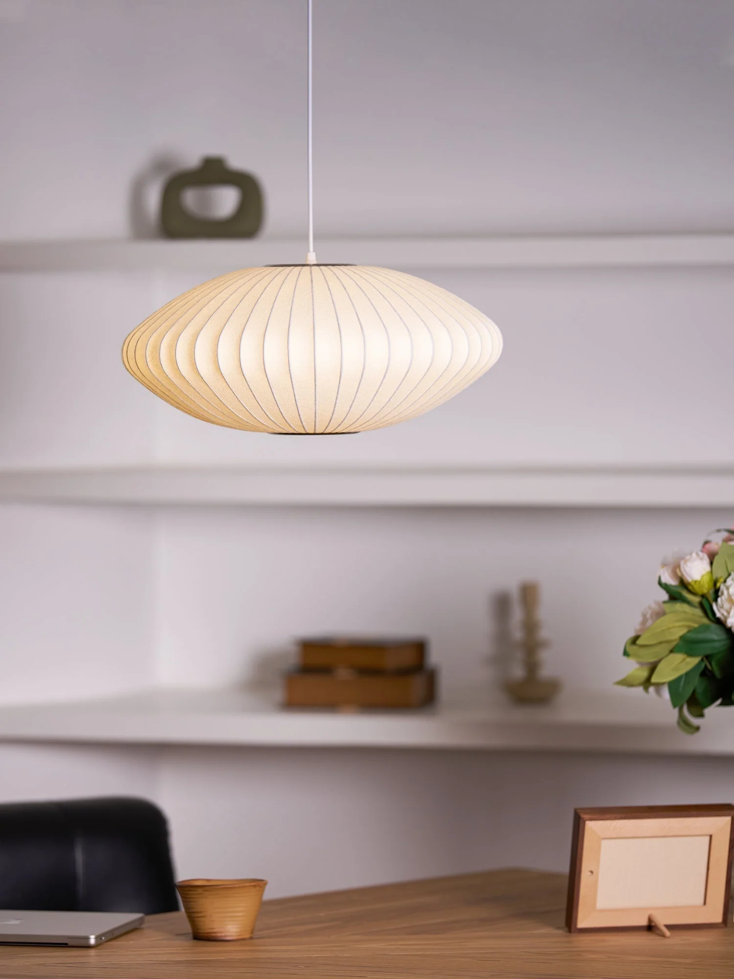 Nebula Bubble Mulberry Silk Pendant Lamp - Image 62