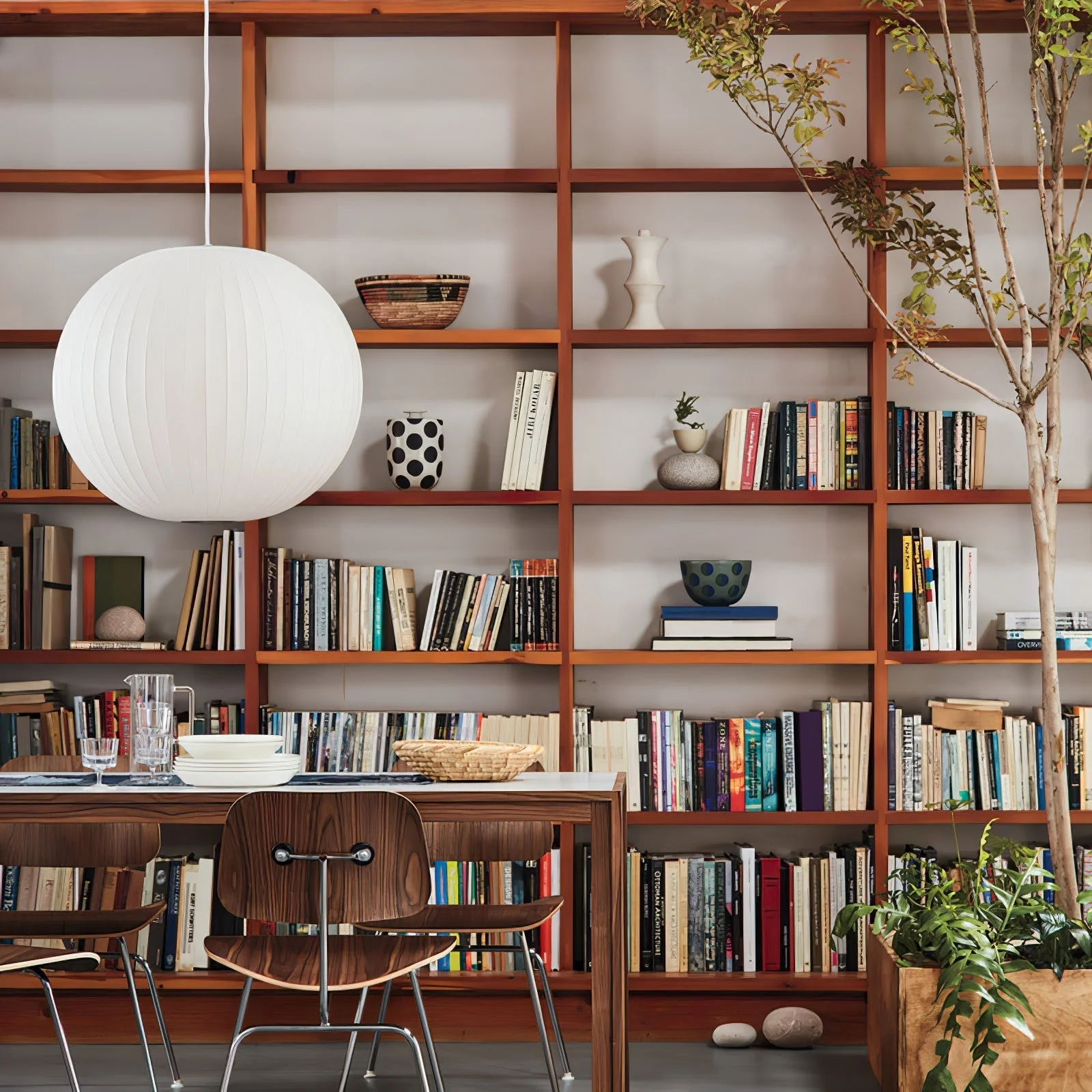 Nebula Bubble Mulberry Silk Pendant Lamp - Image 75