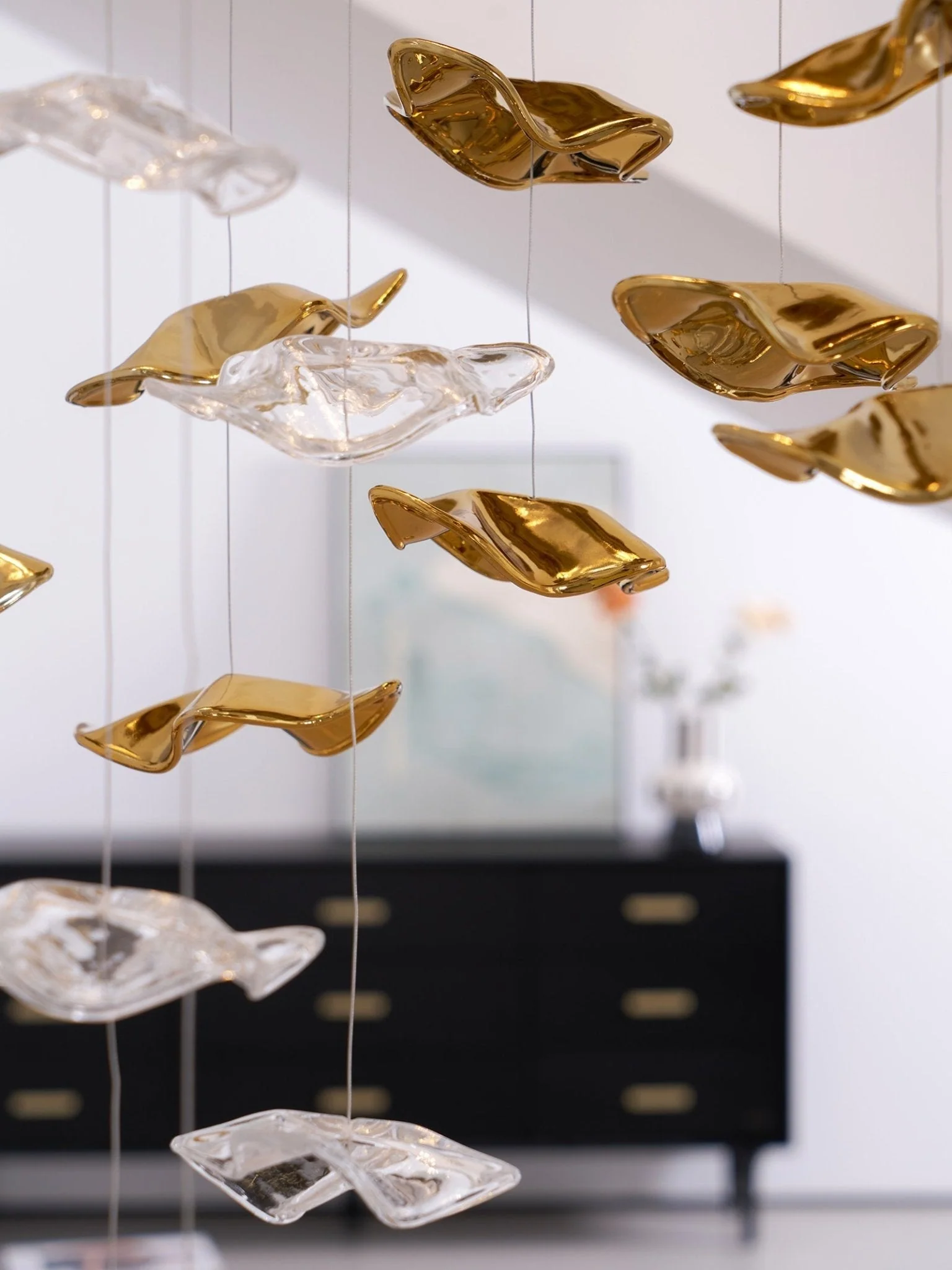 Nephele Crystal Leaf Chandelier - Image 82