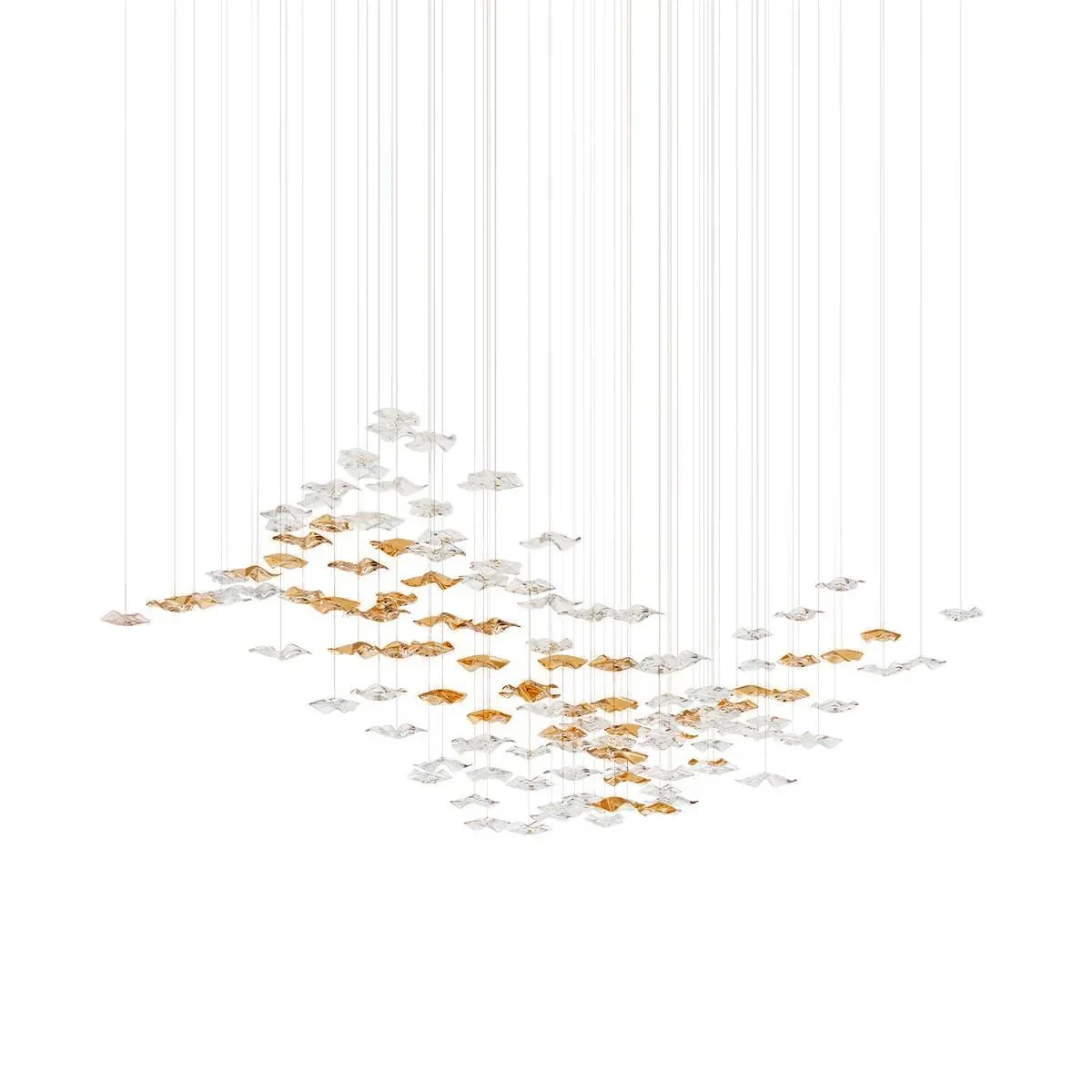 Nephele Crystal Leaf Chandelier - Image 95