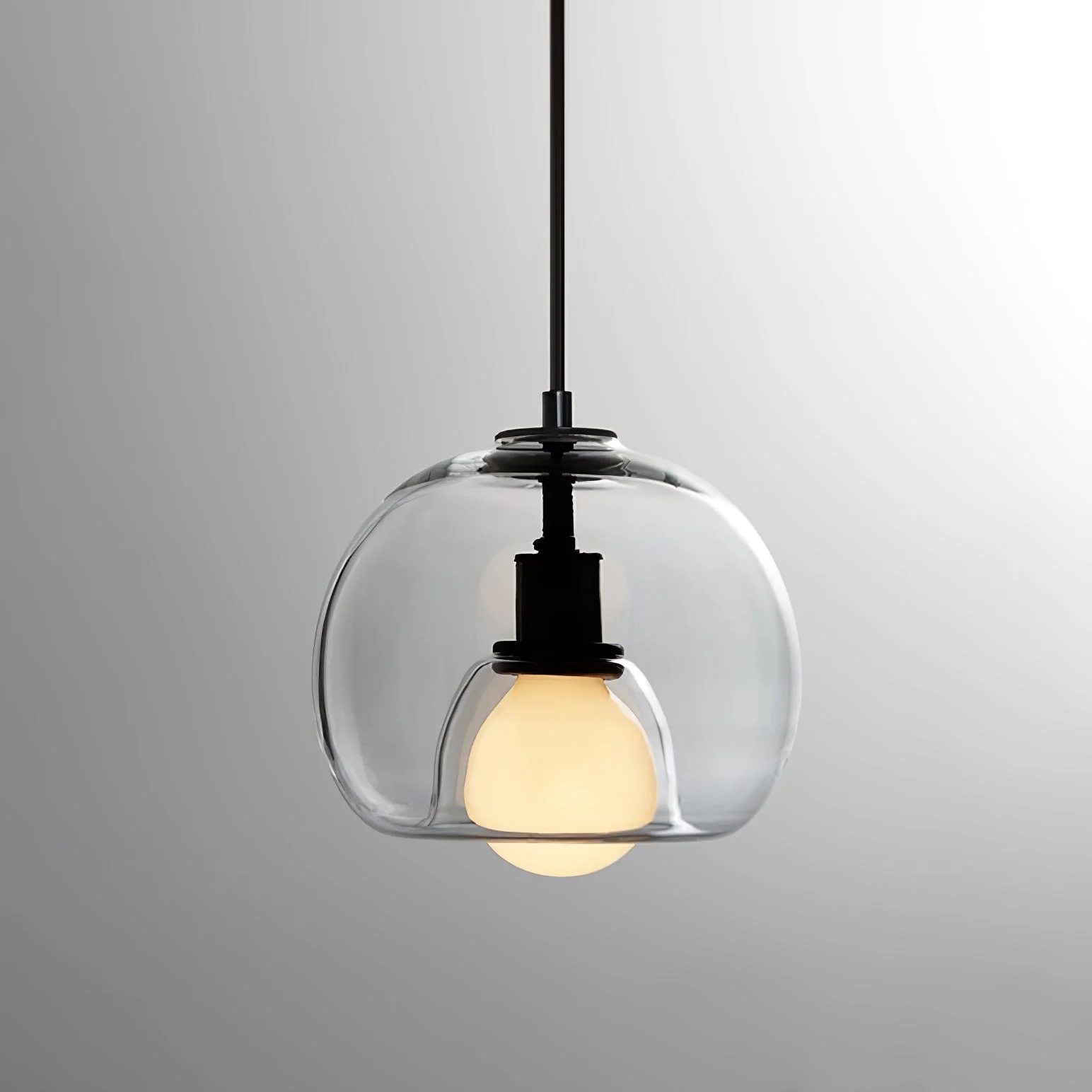 Neritha Glass Contemporary Pendant Light - Image 20
