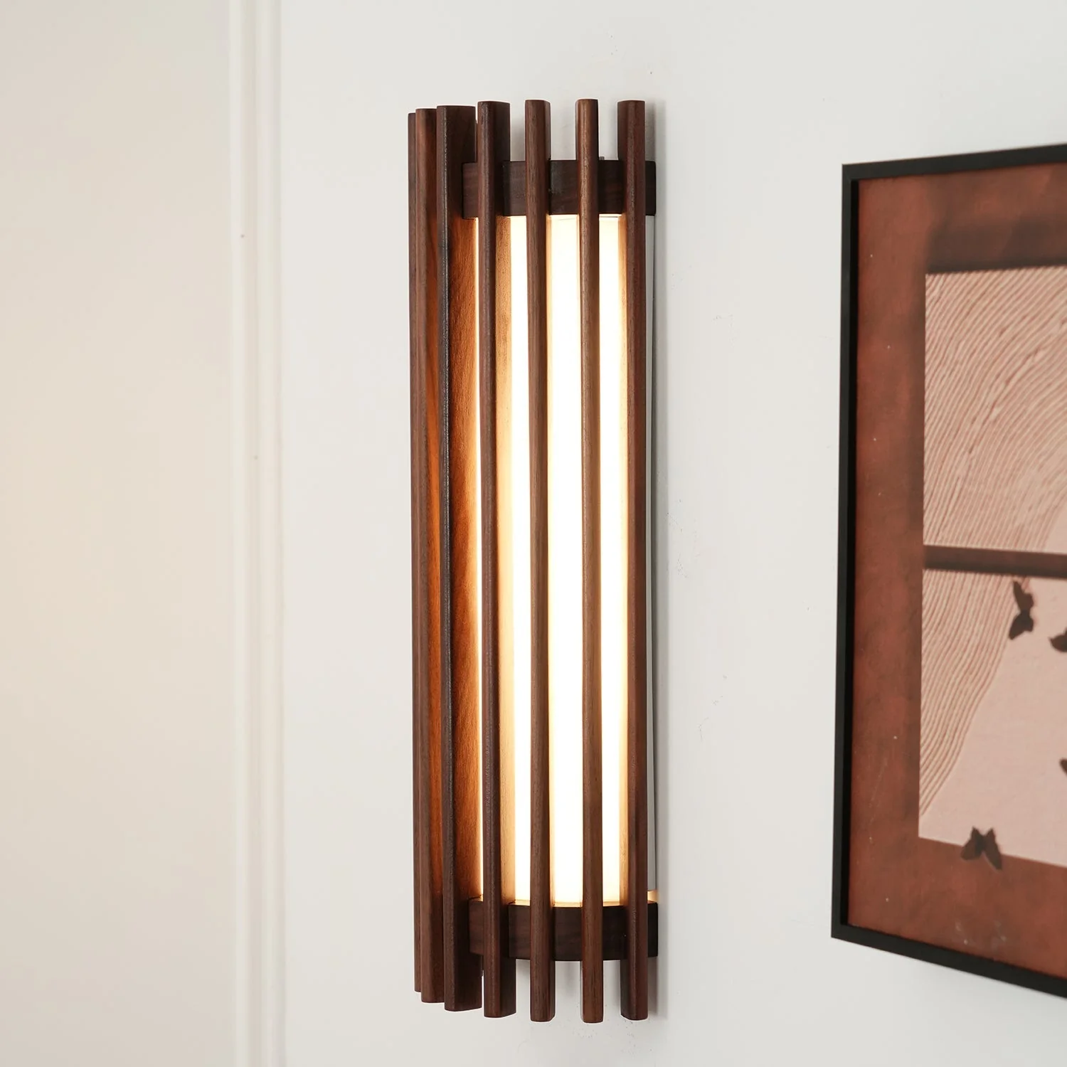 Neyra Walnut Indoor Wall Lamp - Image 25