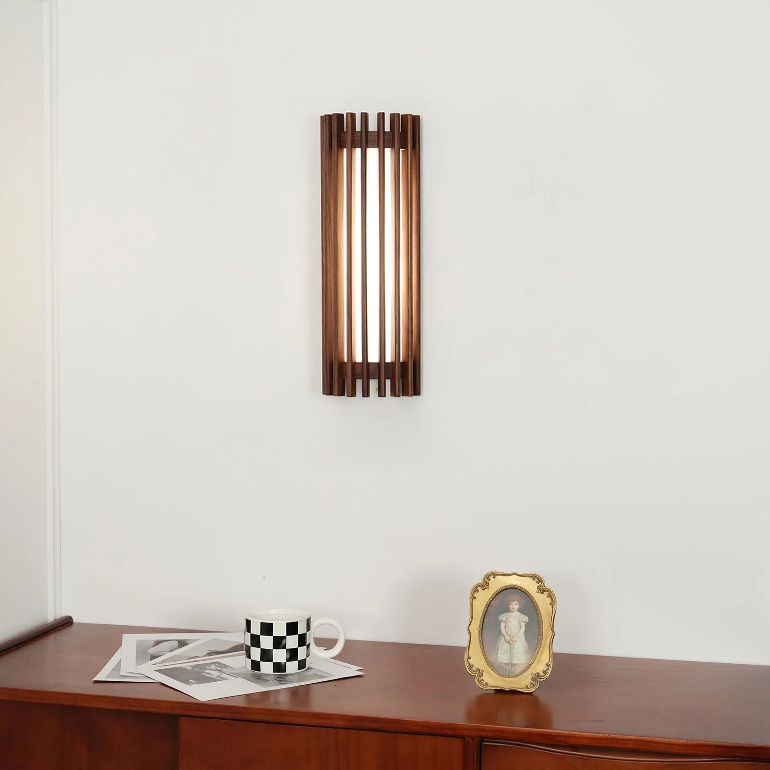 Neyra Walnut Indoor Wall Lamp - Image 8