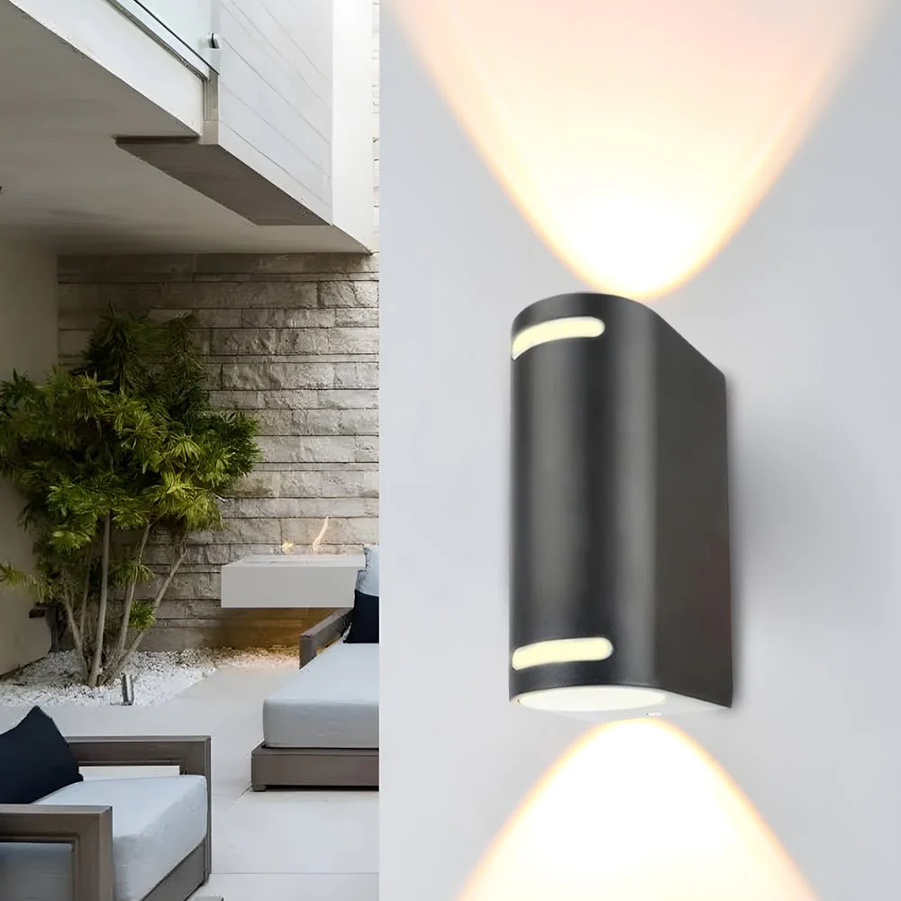 Nia Simple Square LED Outdoor Wall Lights