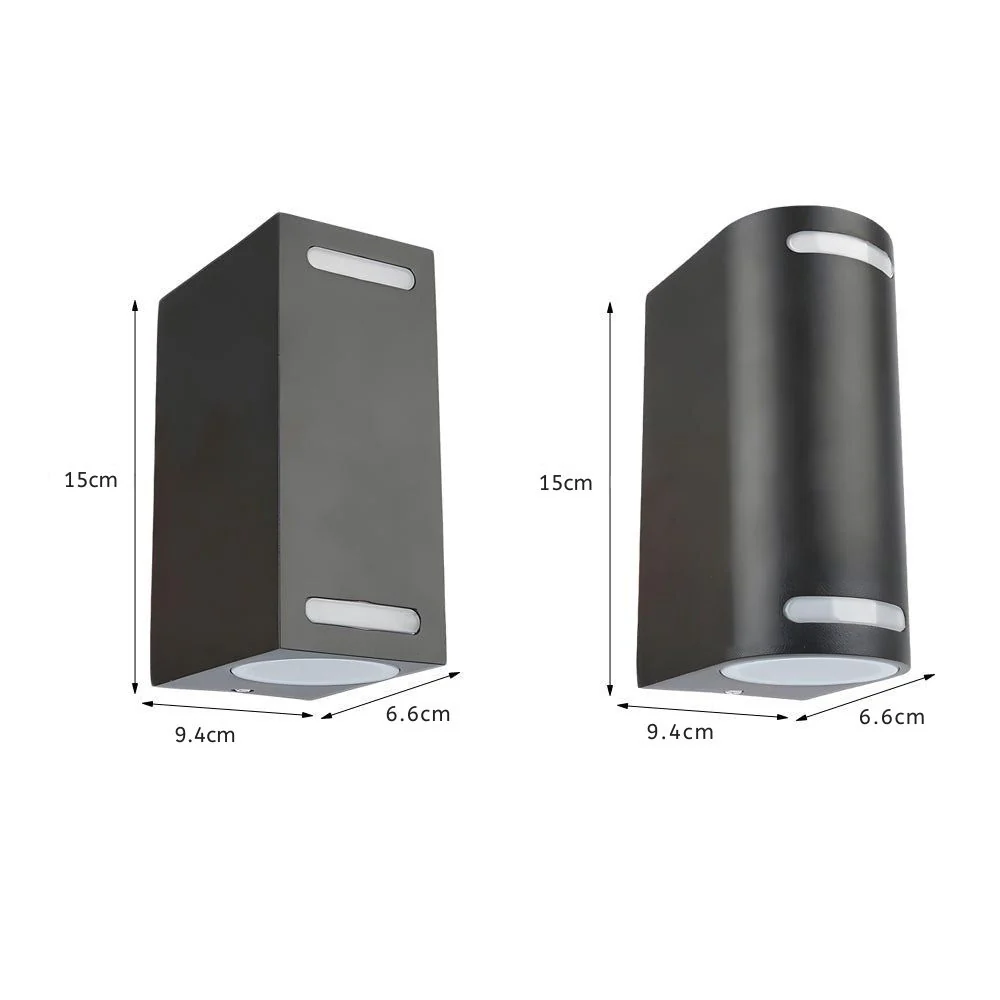 Nia Simple Square LED Outdoor Wall Lights - Image 5