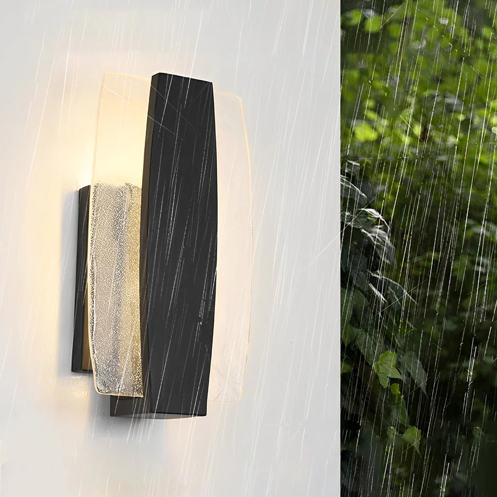Nicole Handmade Bubbles Modern Glass Outdoor Wall Light - Image 2