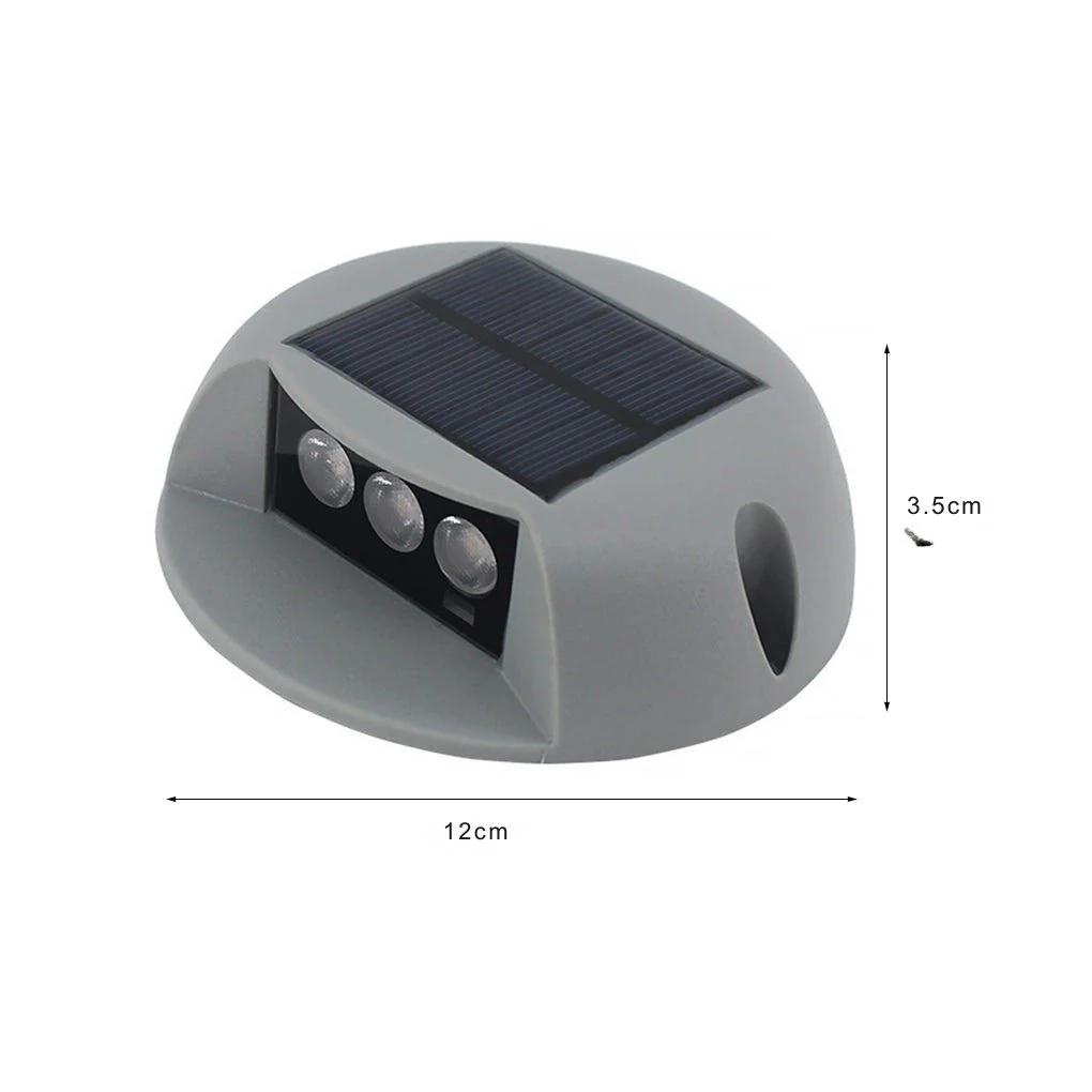 Nige Solar Decoration Glass Outdoor Wall Lamp - Image 9