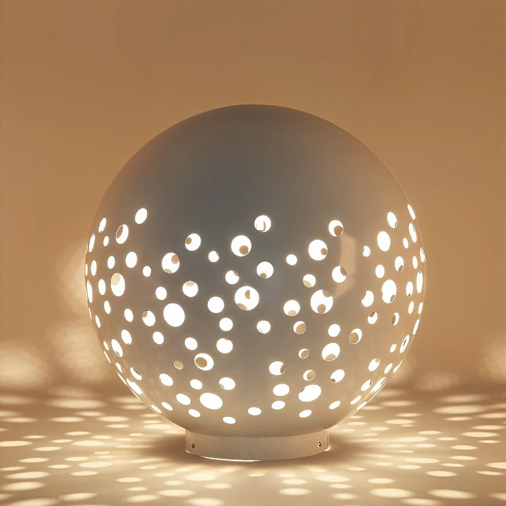 Nighti Round Hollow Modern Outdoor Lawn Lamp - Image 8