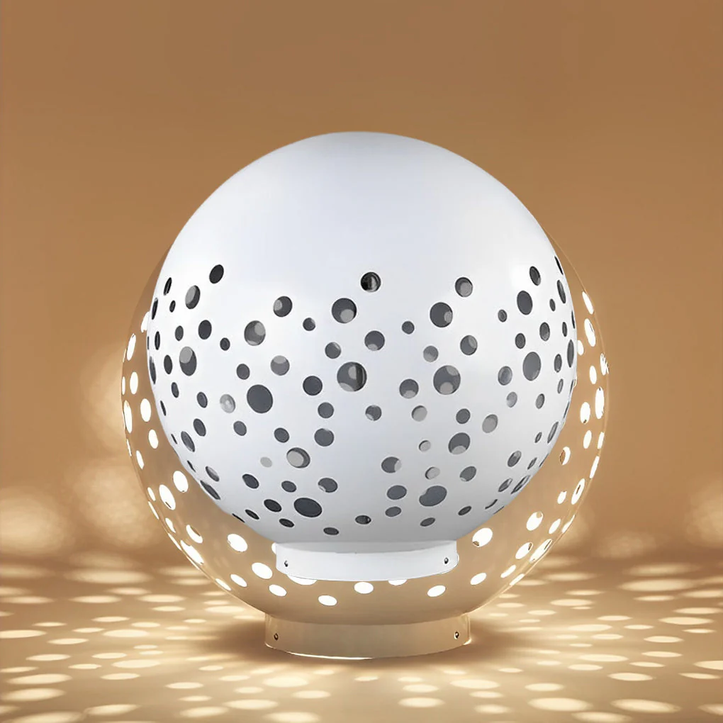 Nighti Round Hollow Modern Outdoor Lawn Lamp - Image 9