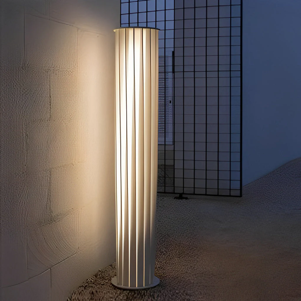 Noble Twisted Modern Solar Outdoor Lawn Lights - Image 4