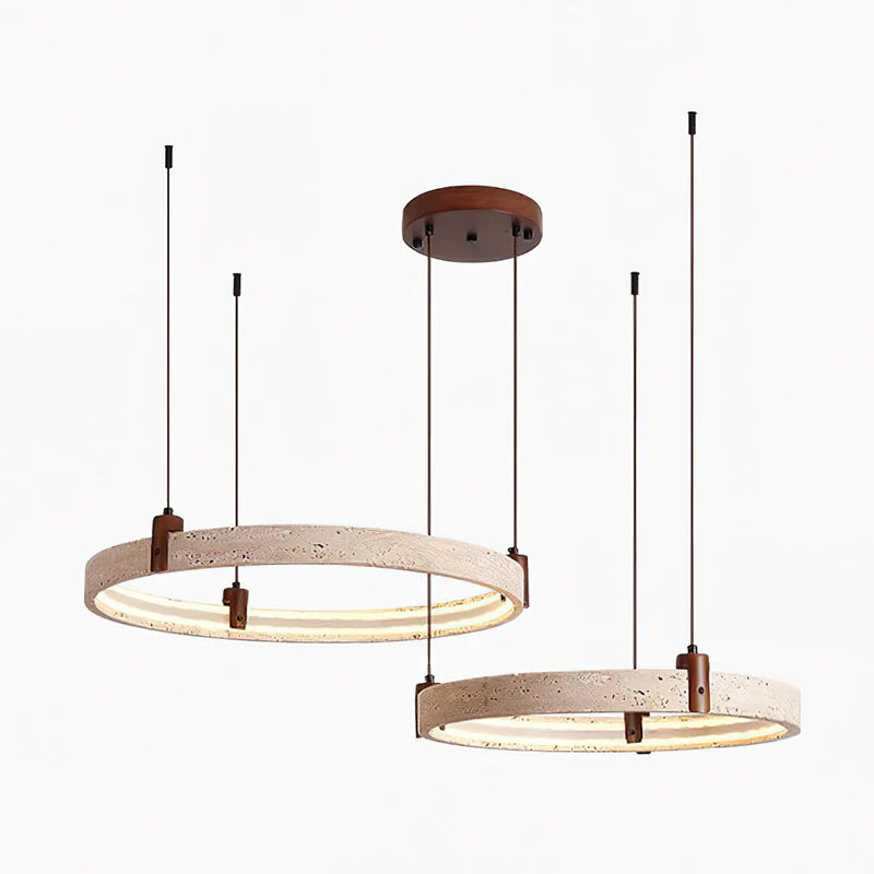 Nogy Wabi-Sabi Travertine Chandelier - Image 33