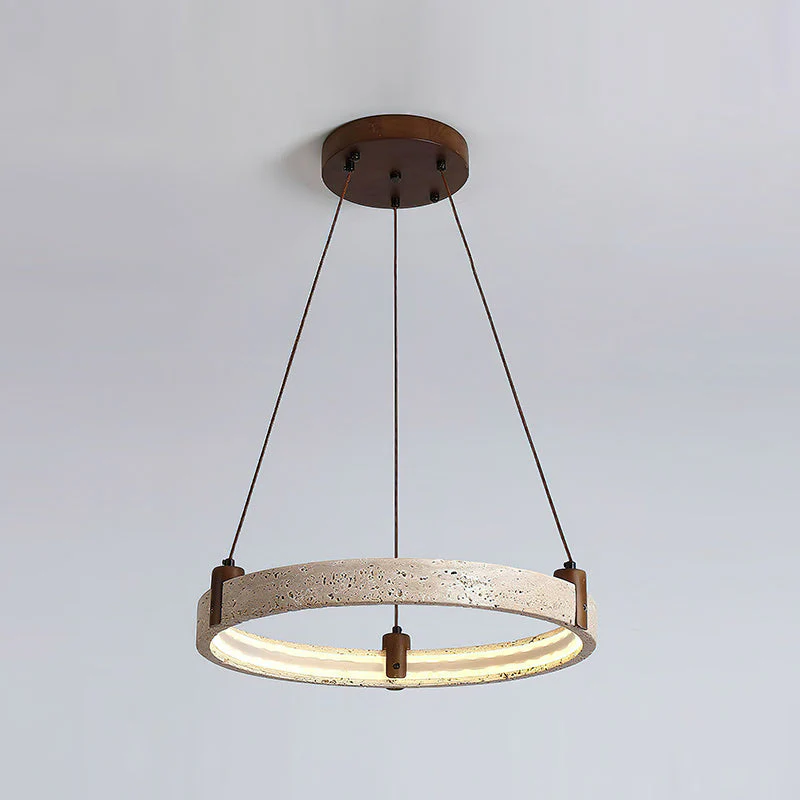 Nogy Wabi-Sabi Travertine Chandelier - Image 38