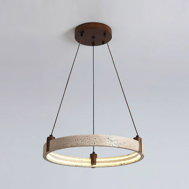 Nogy Wabi-Sabi Travertine Chandelier - Image 39