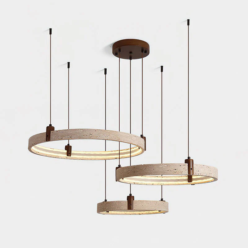 Nogy Wabi-Sabi Travertine Chandelier - Image 47