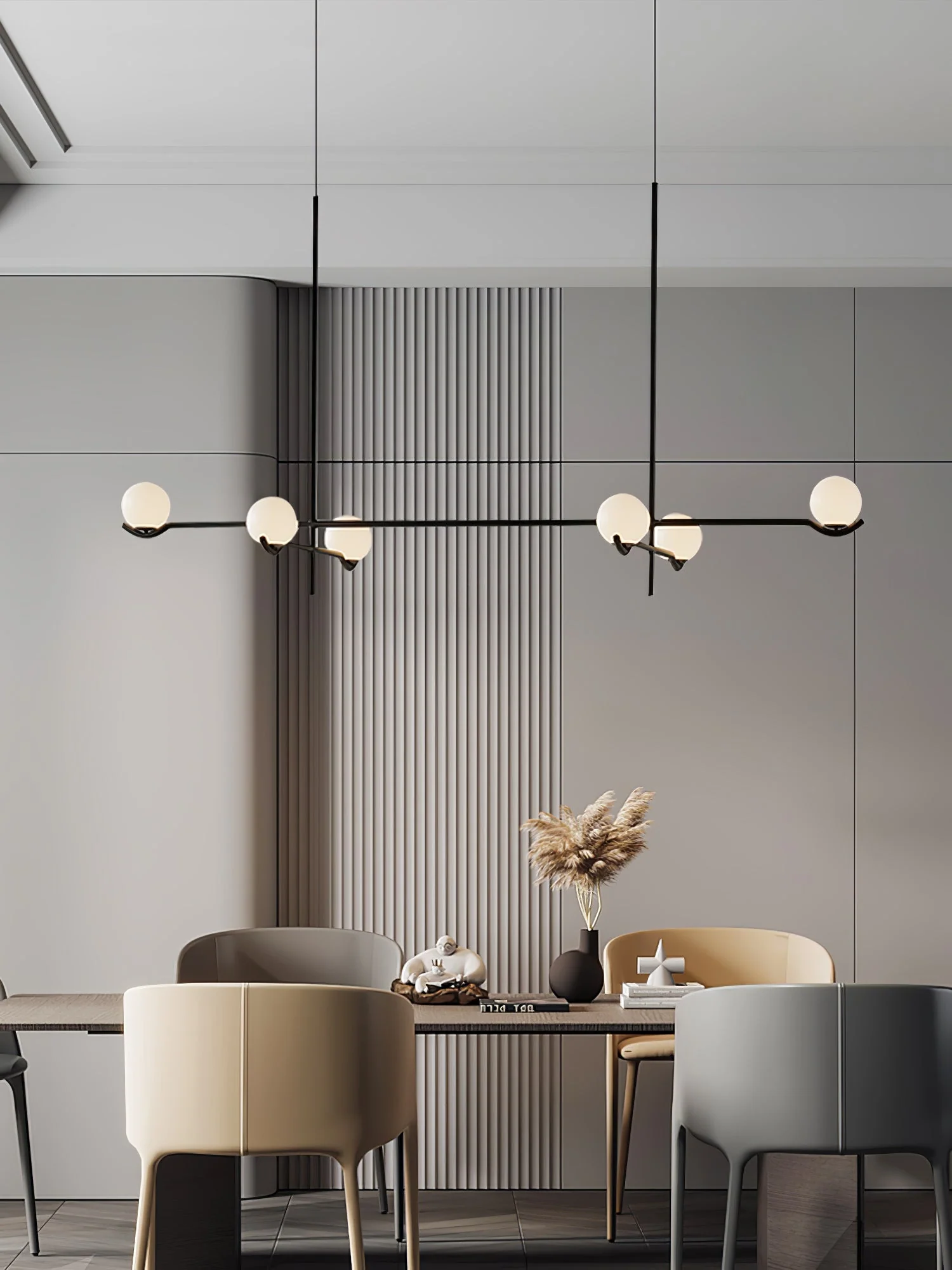 Noir Minimalist Glass Pendant Light - Image 22