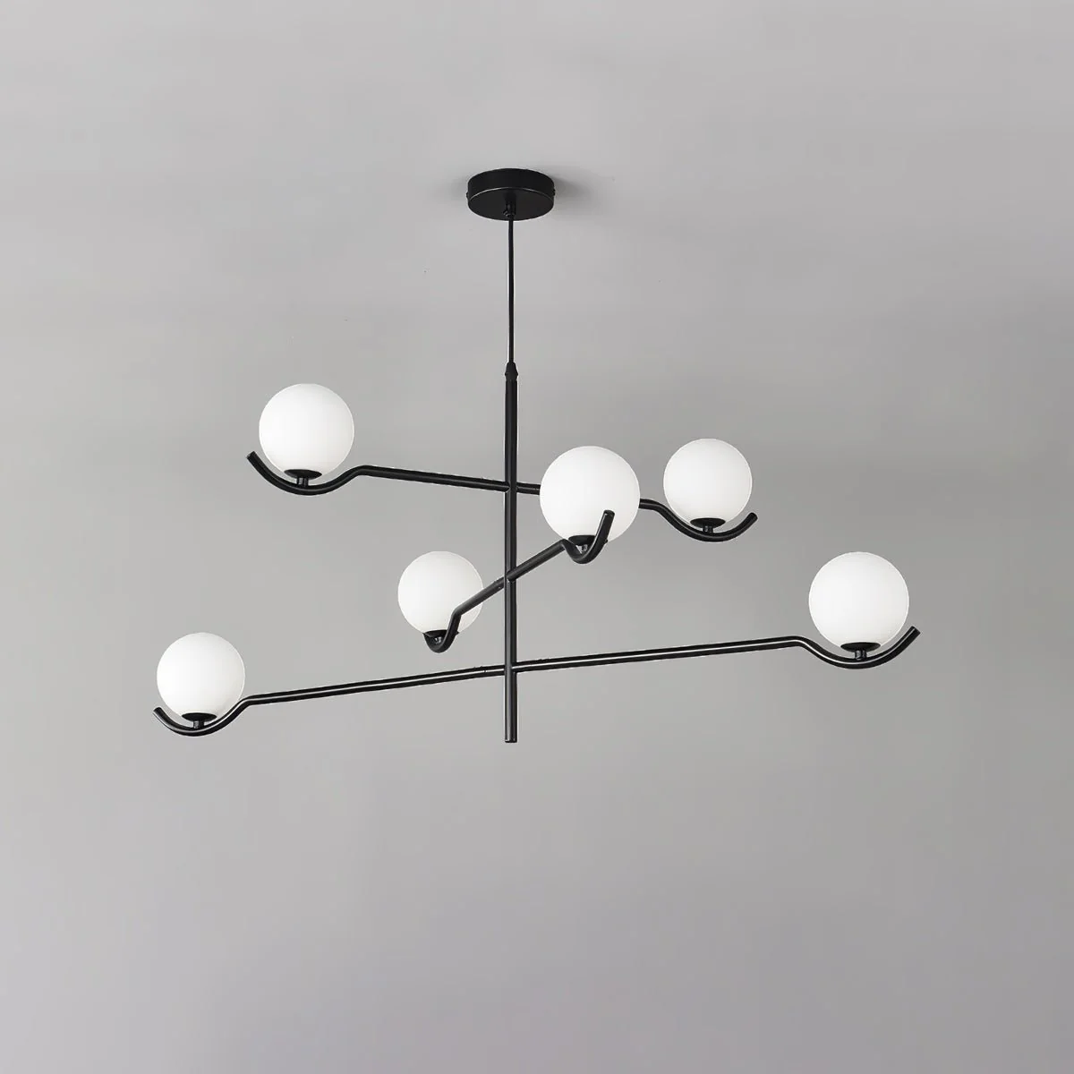 Noir Minimalist Glass Pendant Light - Image 38