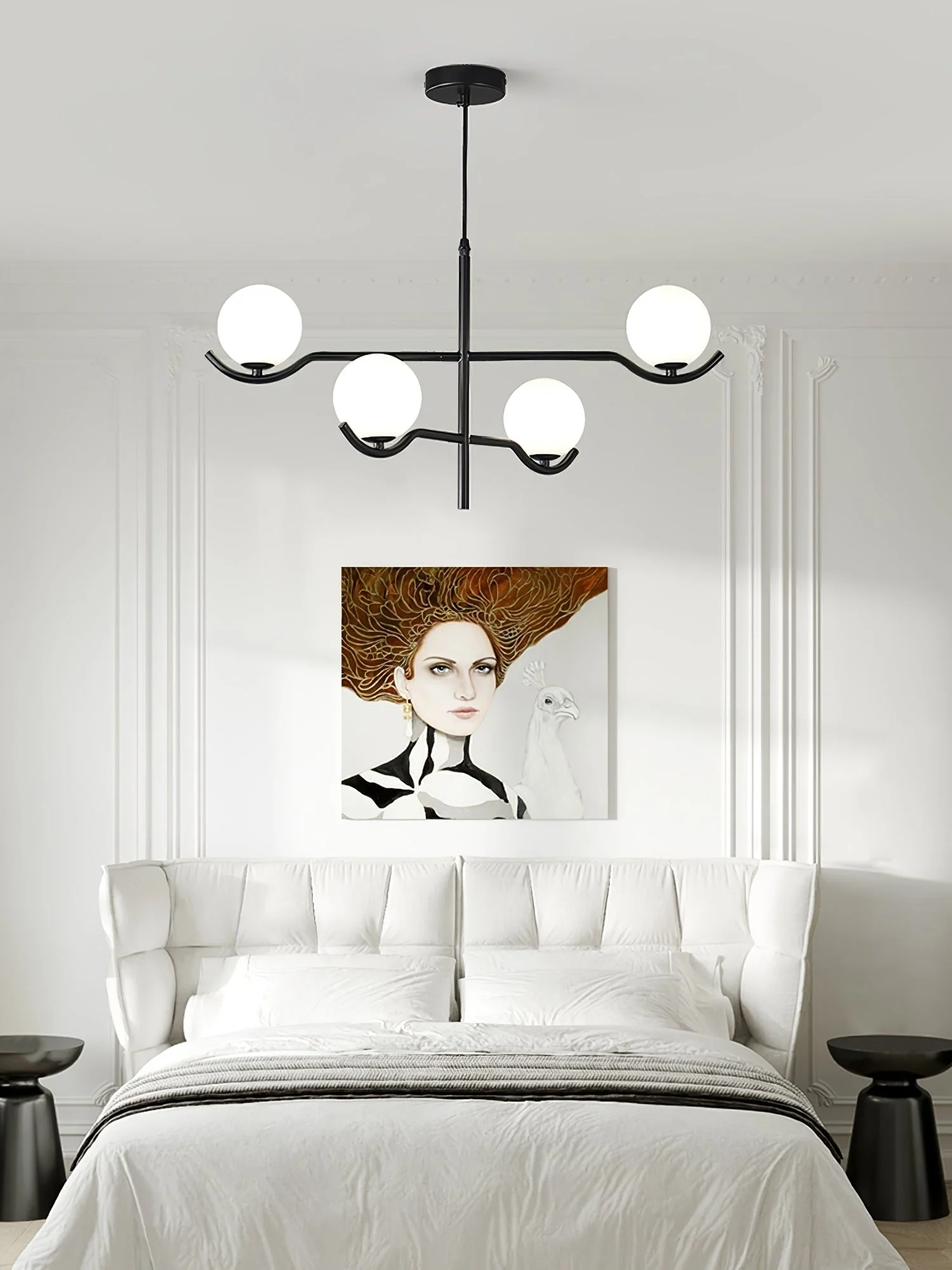 Noir Minimalist Glass Pendant Light - Image 42
