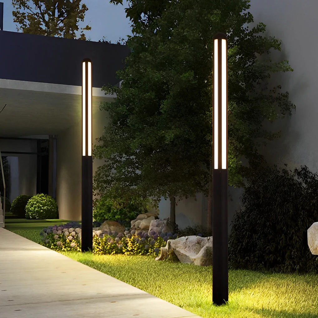Nora Minimalist Residential Outdoor Bollard Lights