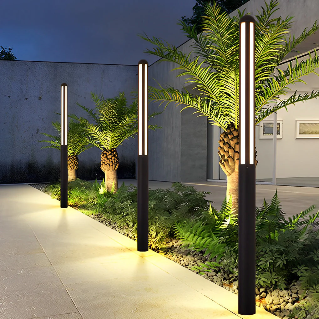 Nora Minimalist Residential Outdoor Bollard Lights - Image 6