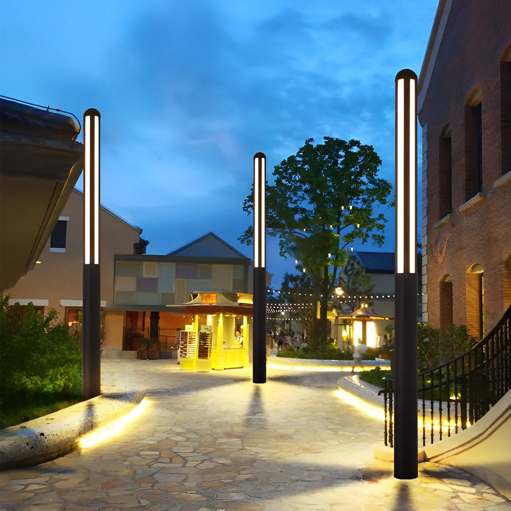 Nora Minimalist Residential Outdoor Bollard Lights - Image 8