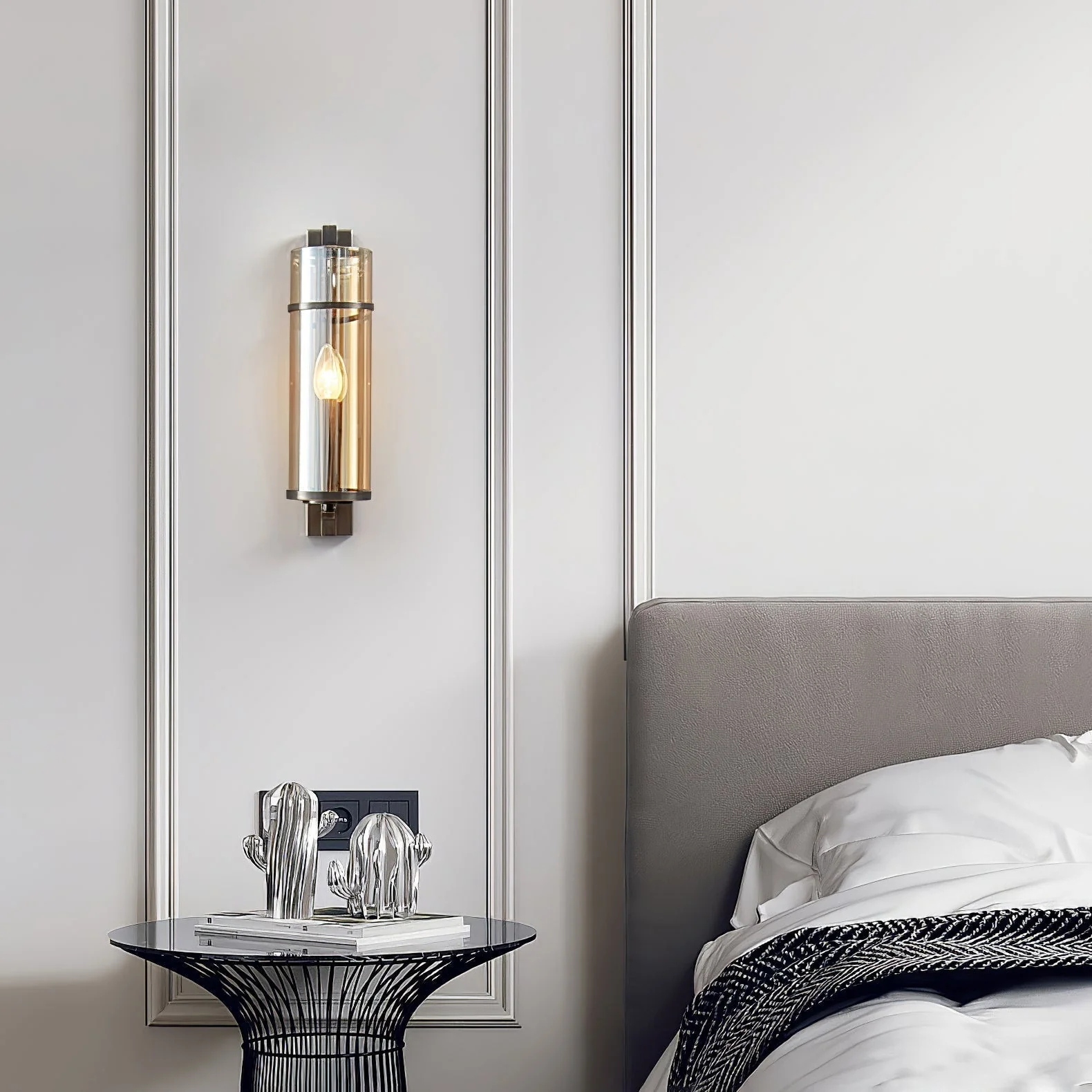 Nora Premium Nordic Art Glass Wall Lamp - Image 11