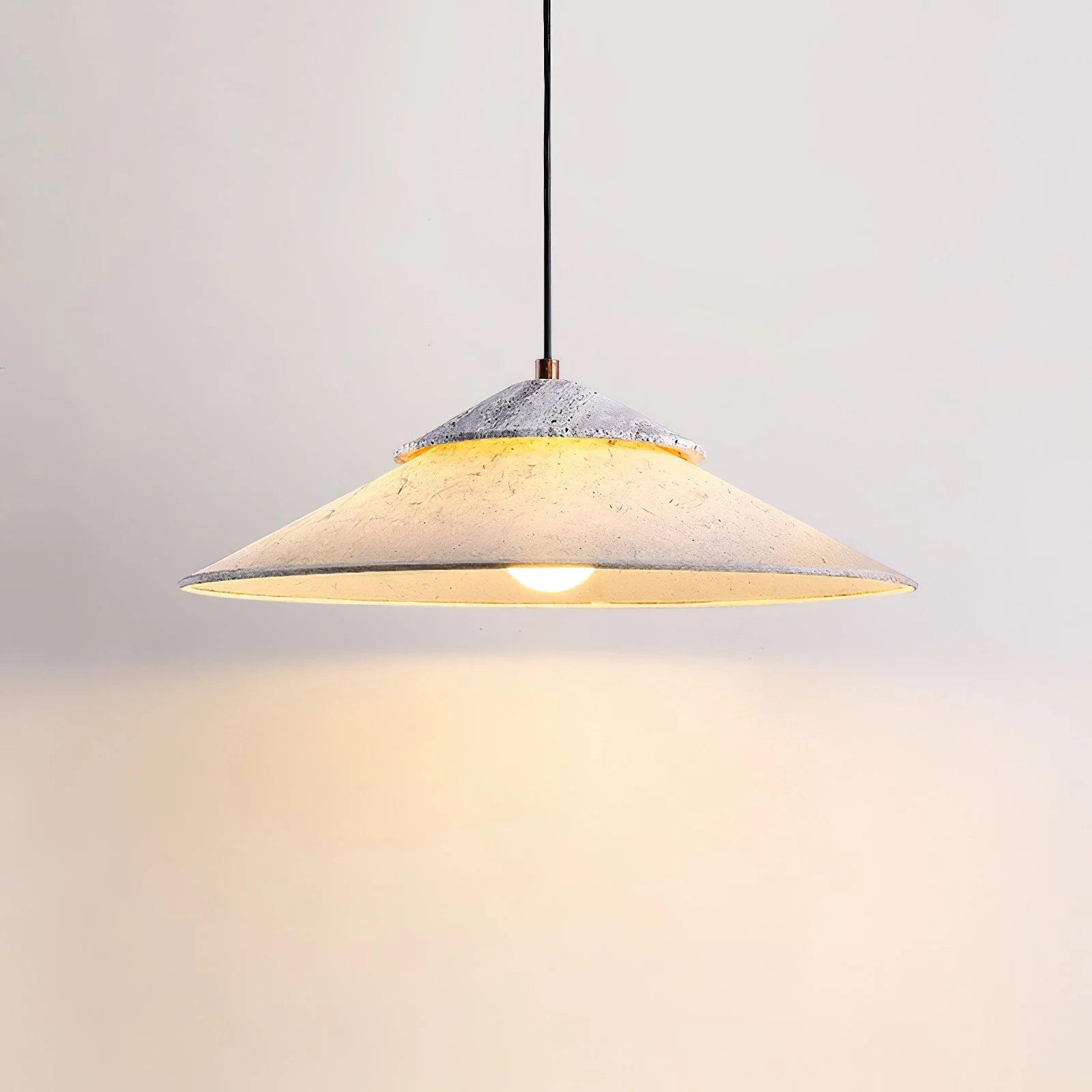 Nordglimt Wabi-Sabi Travertine Pendant Light - Image 11