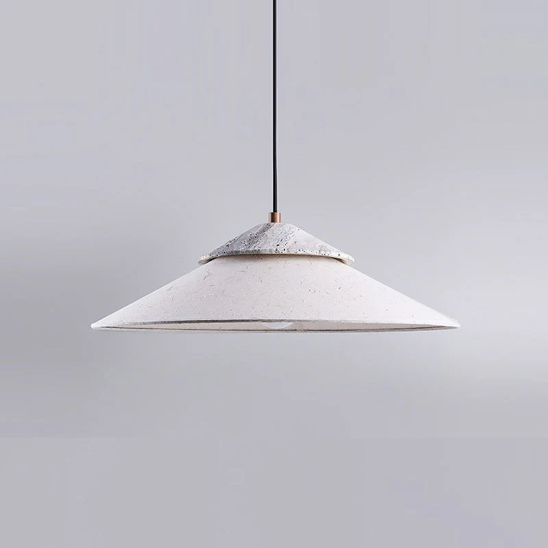 Nordglimt Wabi-Sabi Travertine Pendant Light - Image 14