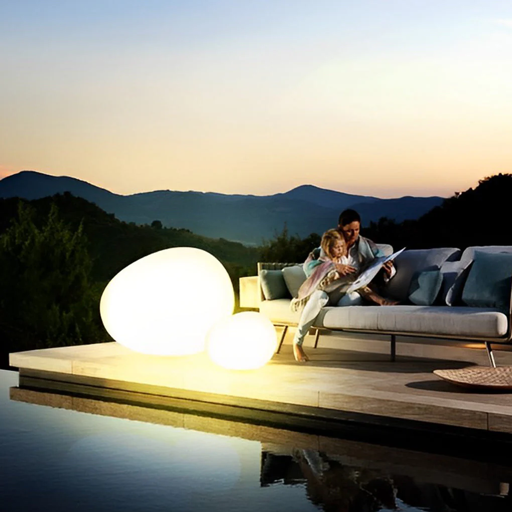 Nore Adjustable Cobblestone Plastic Outdoor Light - Image 10