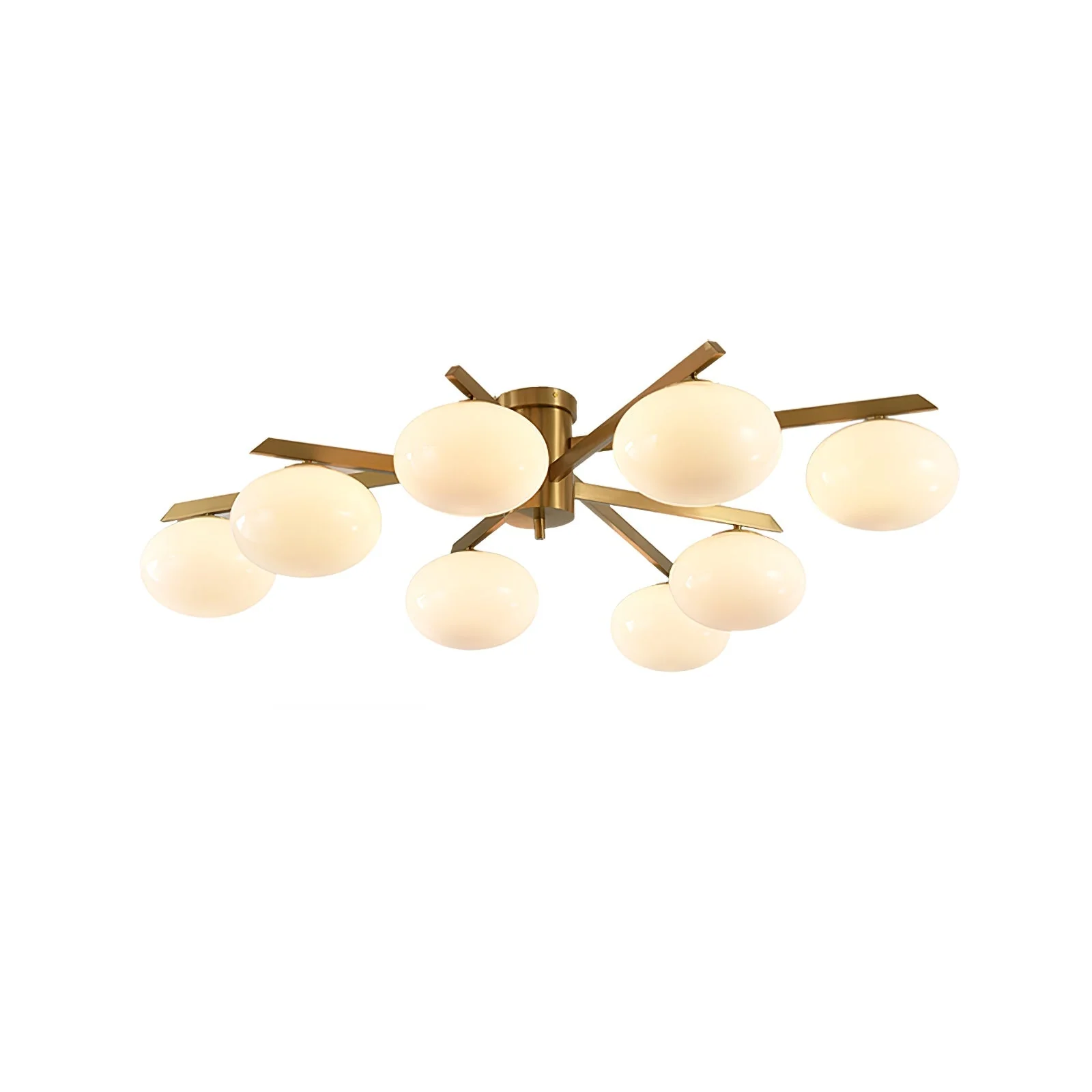 Nova Modern Glass Ceiling Light - Image 2