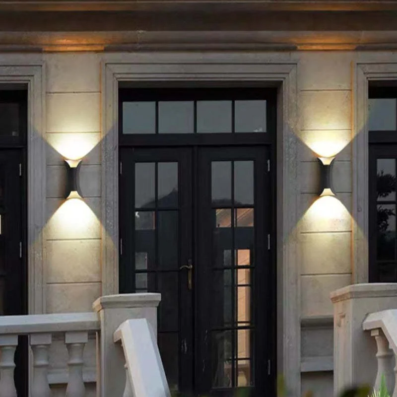 Noxel Curved Outdoor Wall Mounted Led Lamp - Image 10