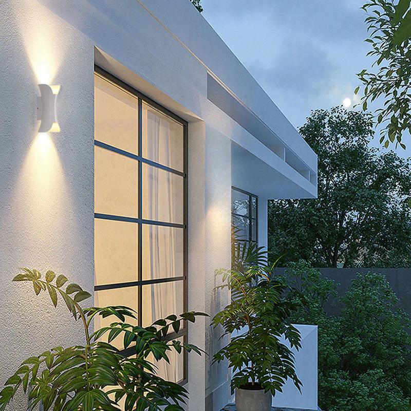 Noxel Curved Outdoor Wall Mounted Led Lamp - Image 21