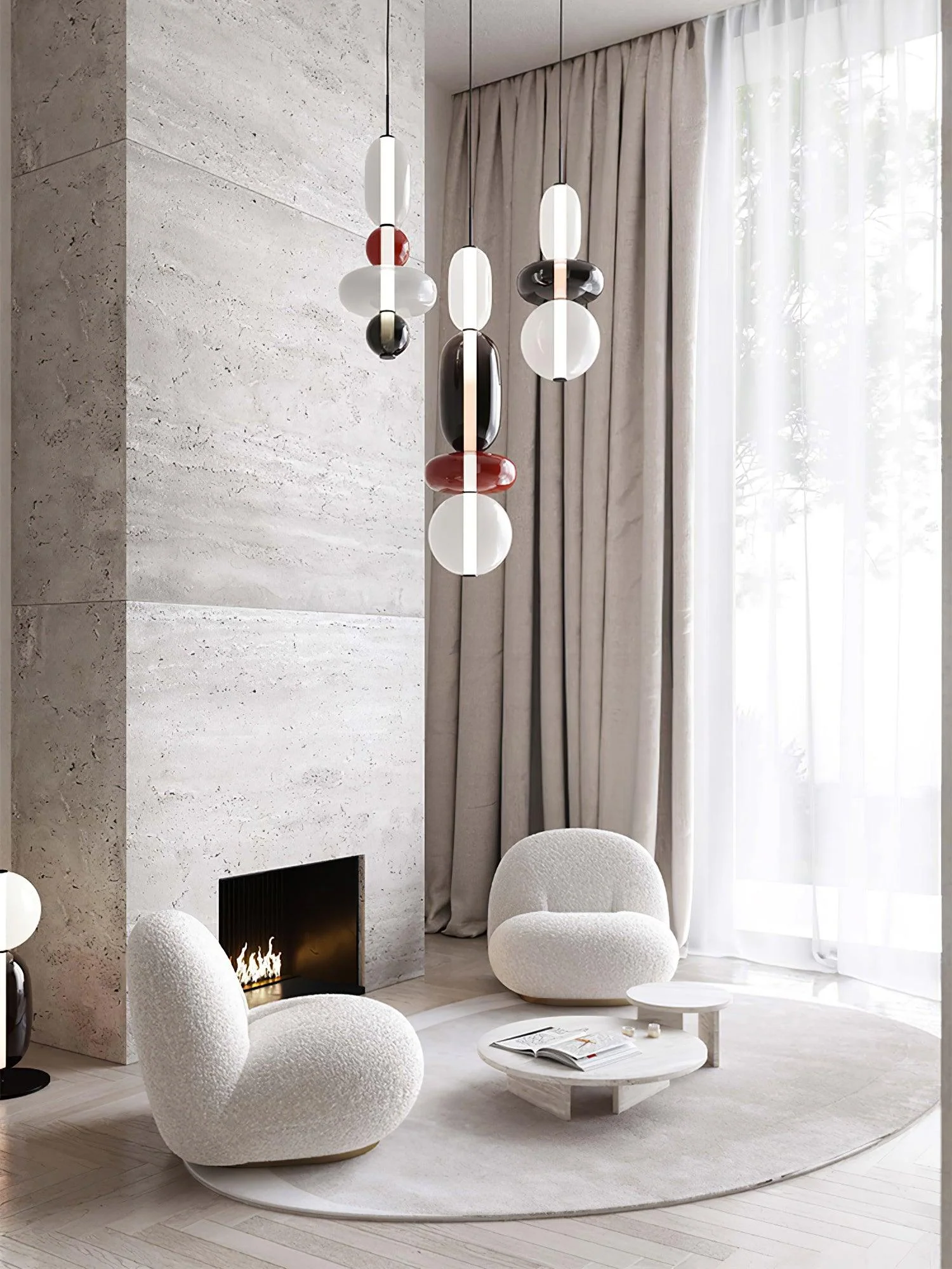 Noxic Glass Artistic Pendant Light - Image 73