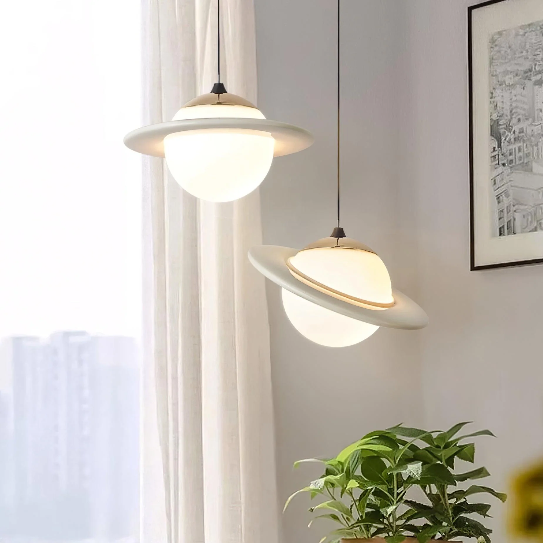 Nuvana Glass & PC Pendant Lamp - Image 8