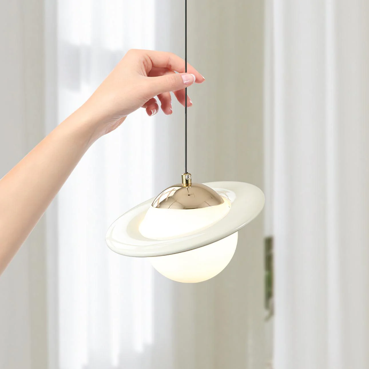 Nuvana Glass & PC Pendant Lamp - Image 9