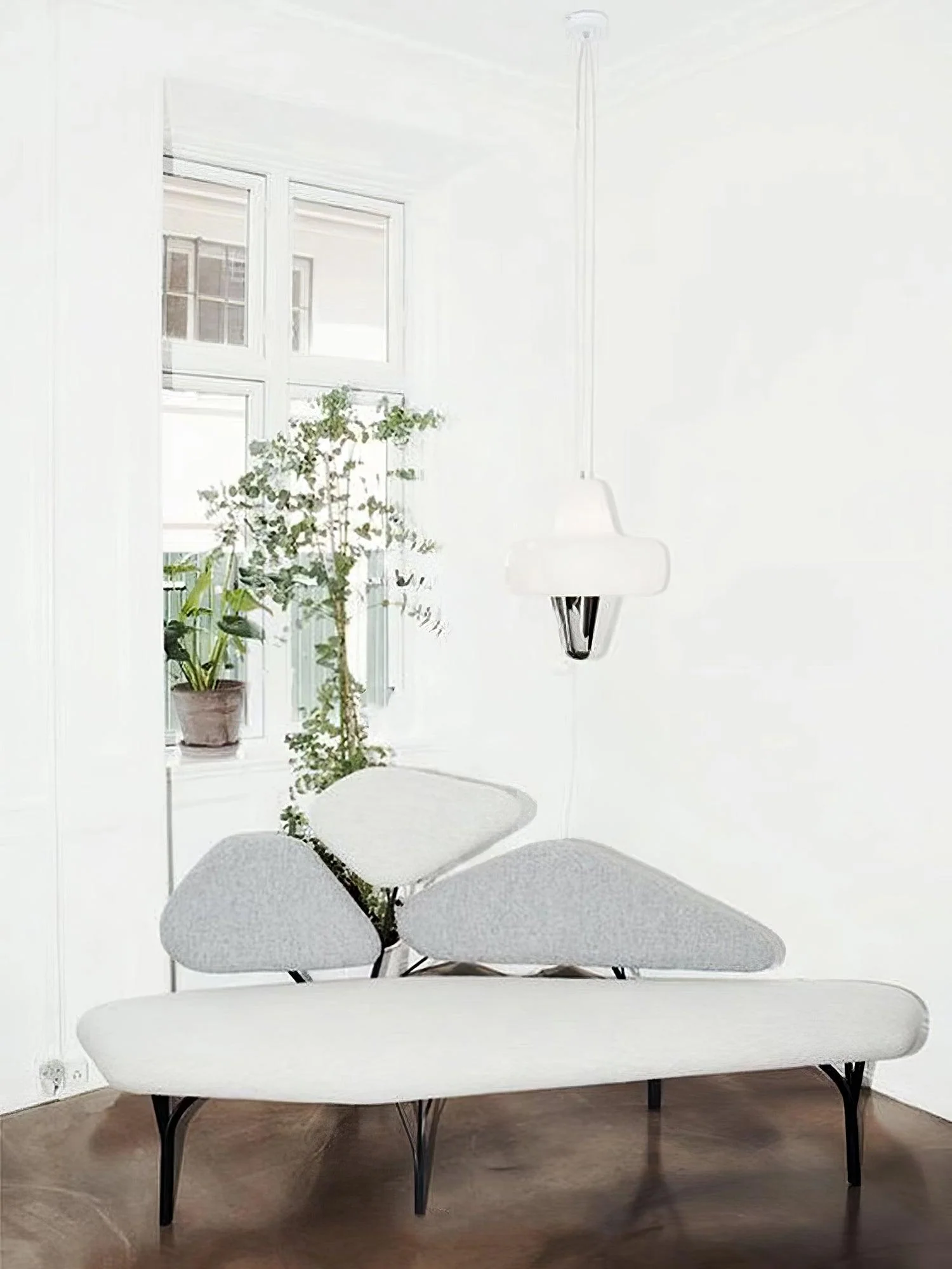 Nuvia Minimalist Glass Pendant Lamp - Image 12