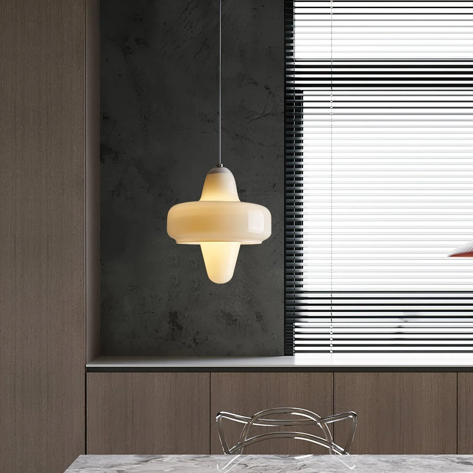 Nuvia Minimalist Glass Pendant Lamp - Image 19