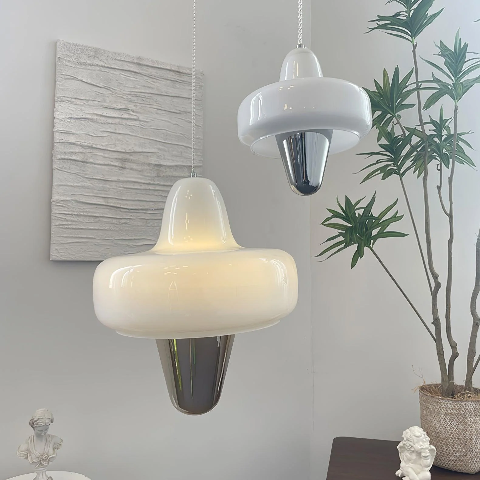 Nuvia Minimalist Glass Pendant Lamp - Image 20