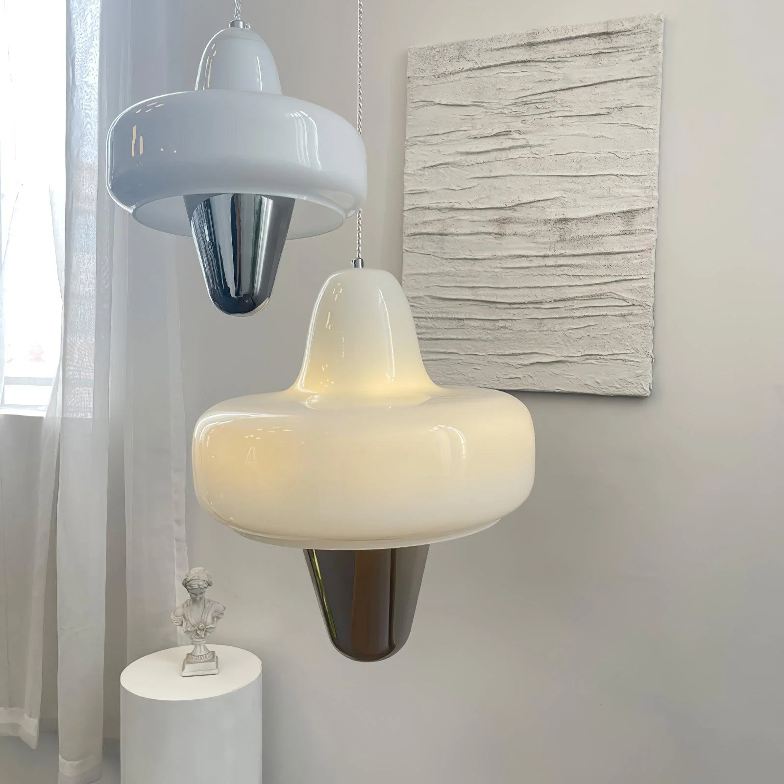 Nuvia Minimalist Glass Pendant Lamp - Image 21