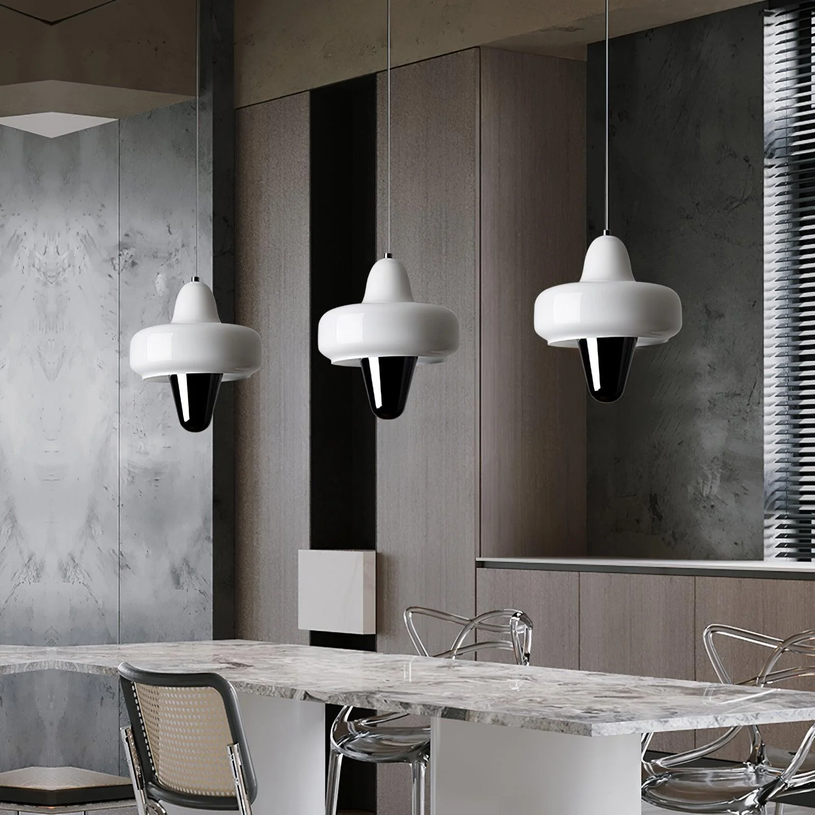 Nuvia Minimalist Glass Pendant Lamp - Image 24