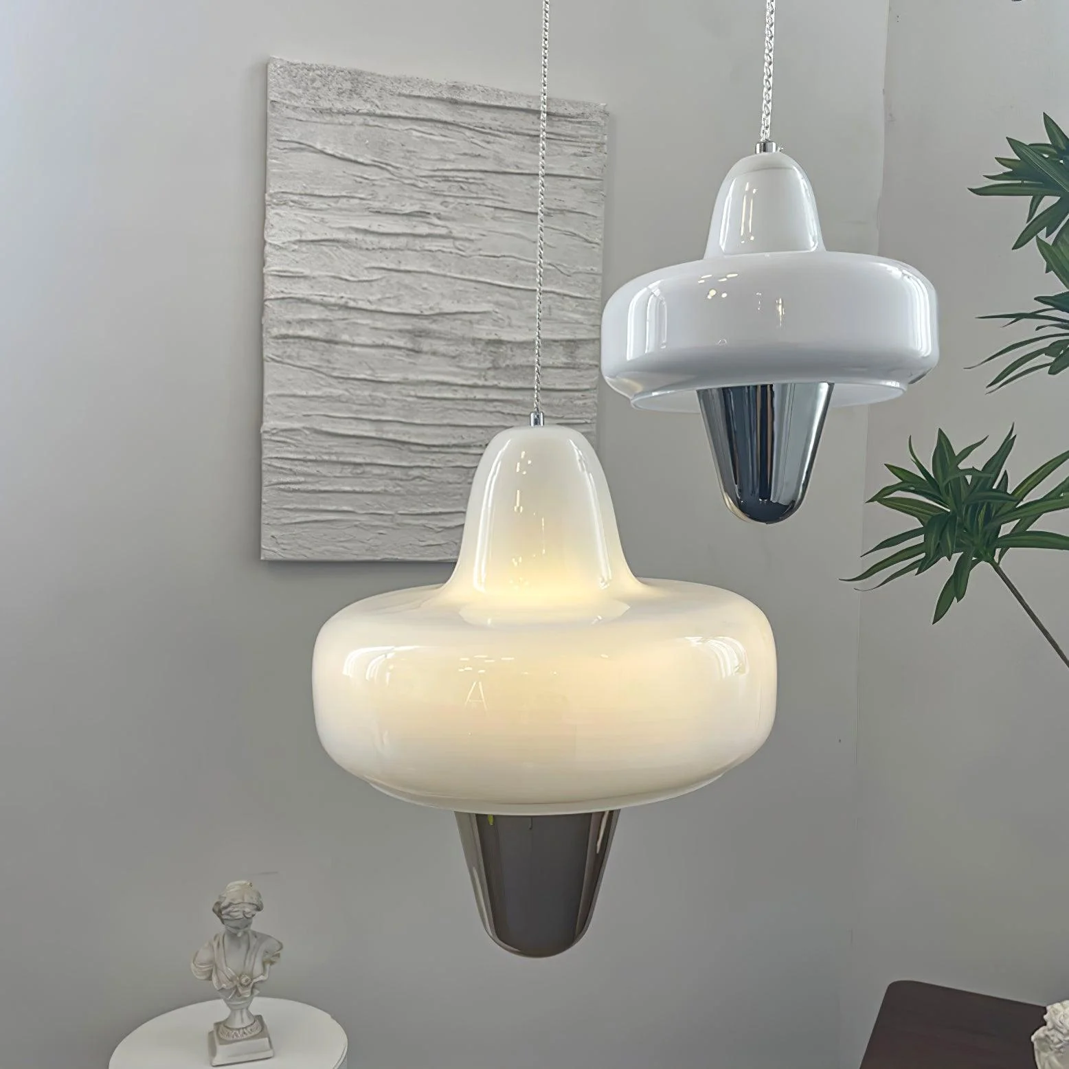Nuvia Minimalist Glass Pendant Lamp - Image 26