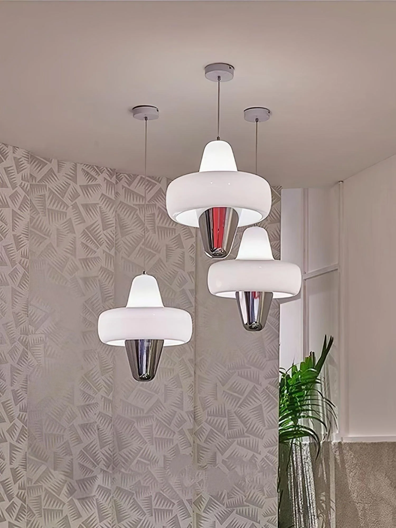 Nuvia Minimalist Glass Pendant Lamp - Image 31