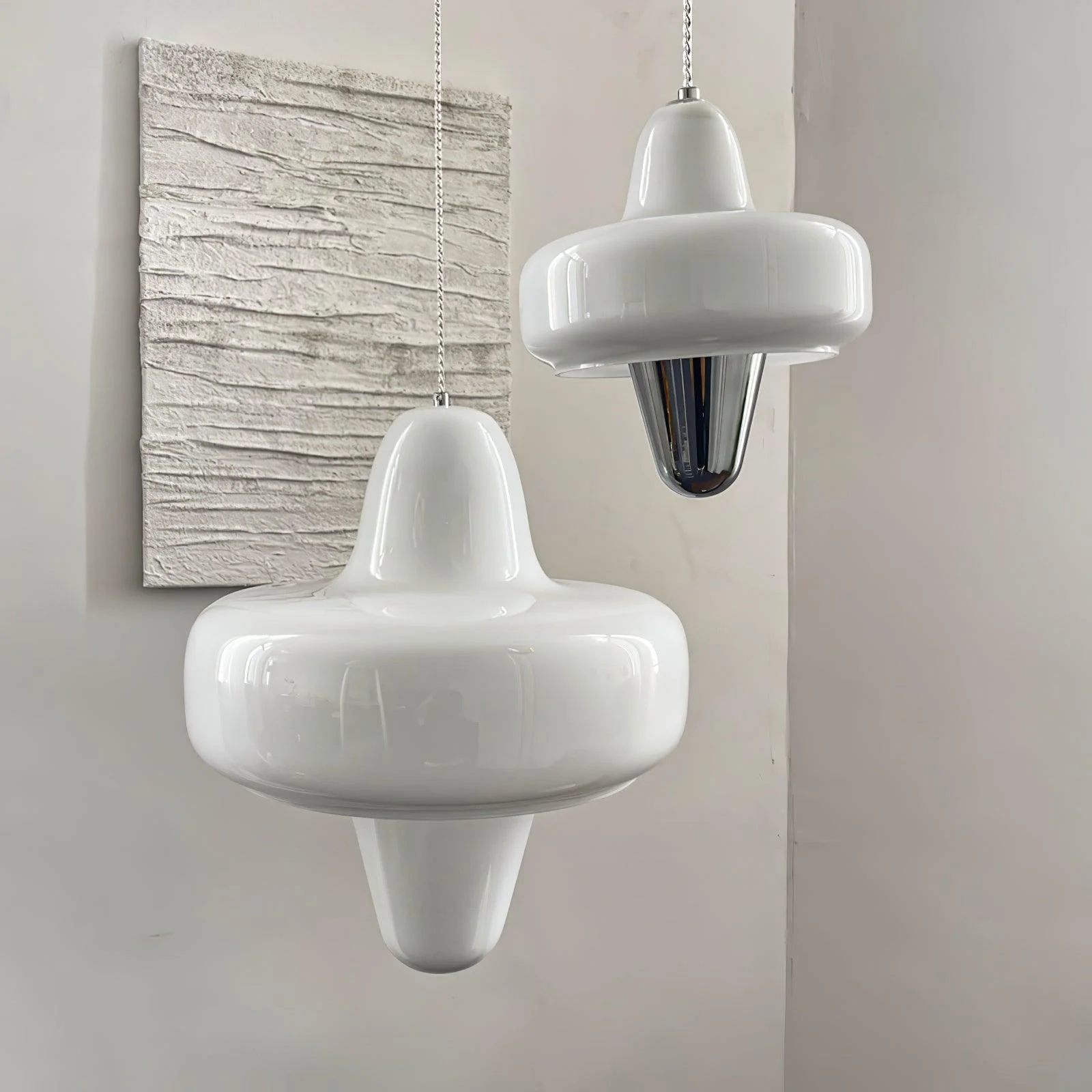Nuvia Minimalist Glass Pendant Lamp - Image 6